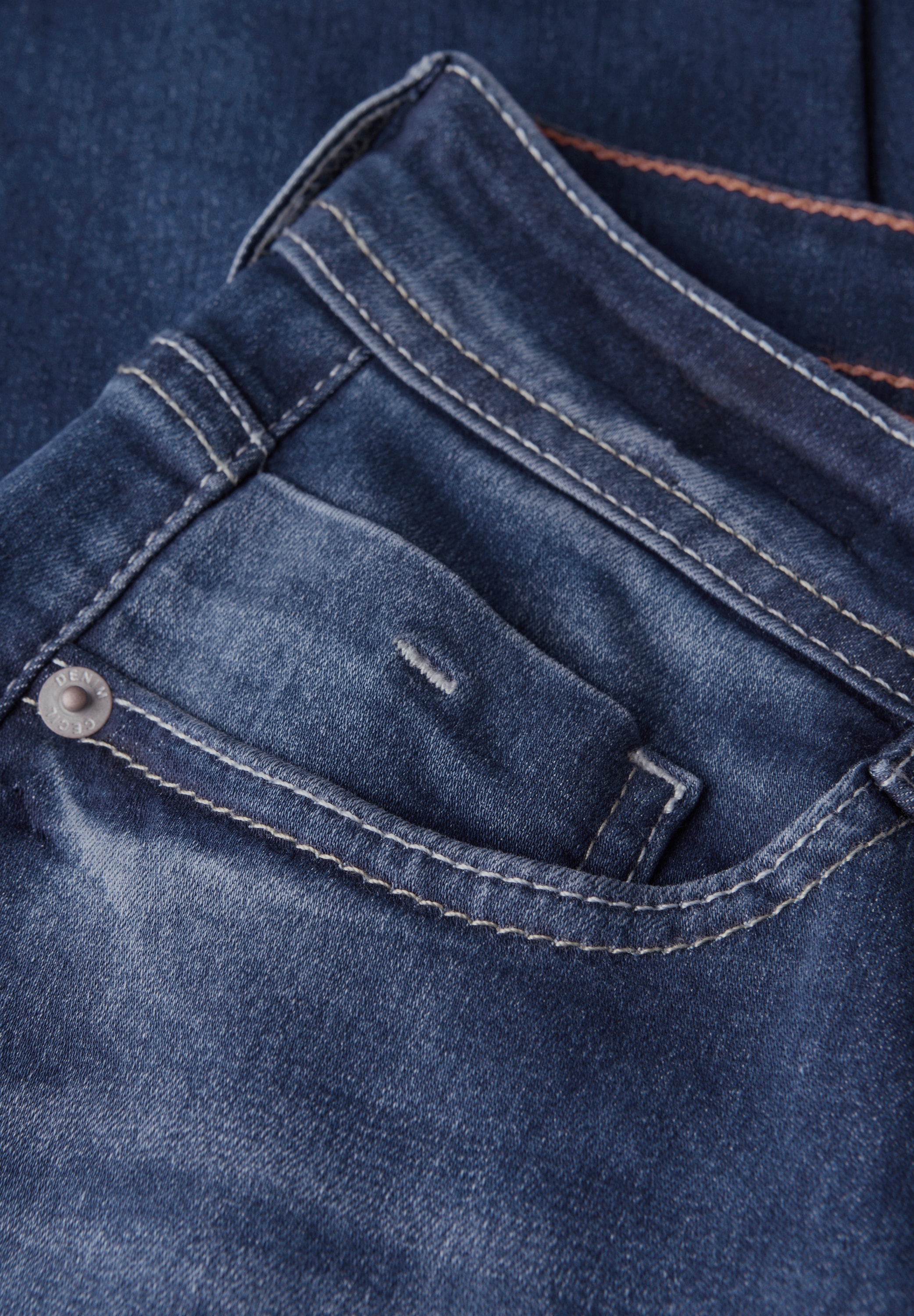 Cecil Loose-fit-Jeans, High Waist