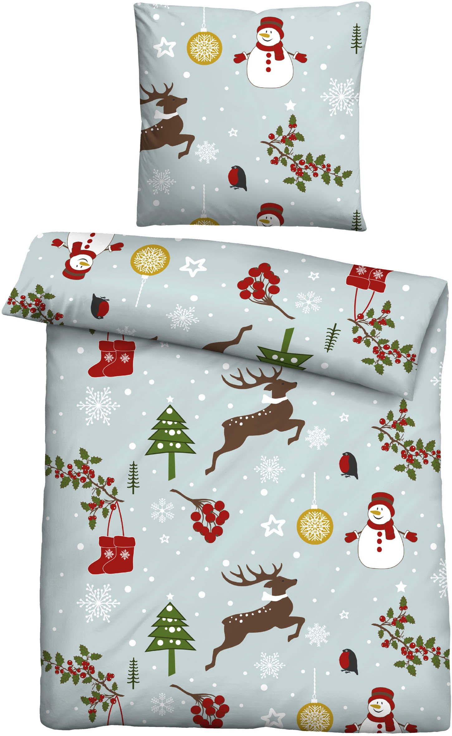 Castell - Markenbettwäsche Bettwäsche "0301128" 2 Stk. tlg. wohlig warm, te günstig online kaufen