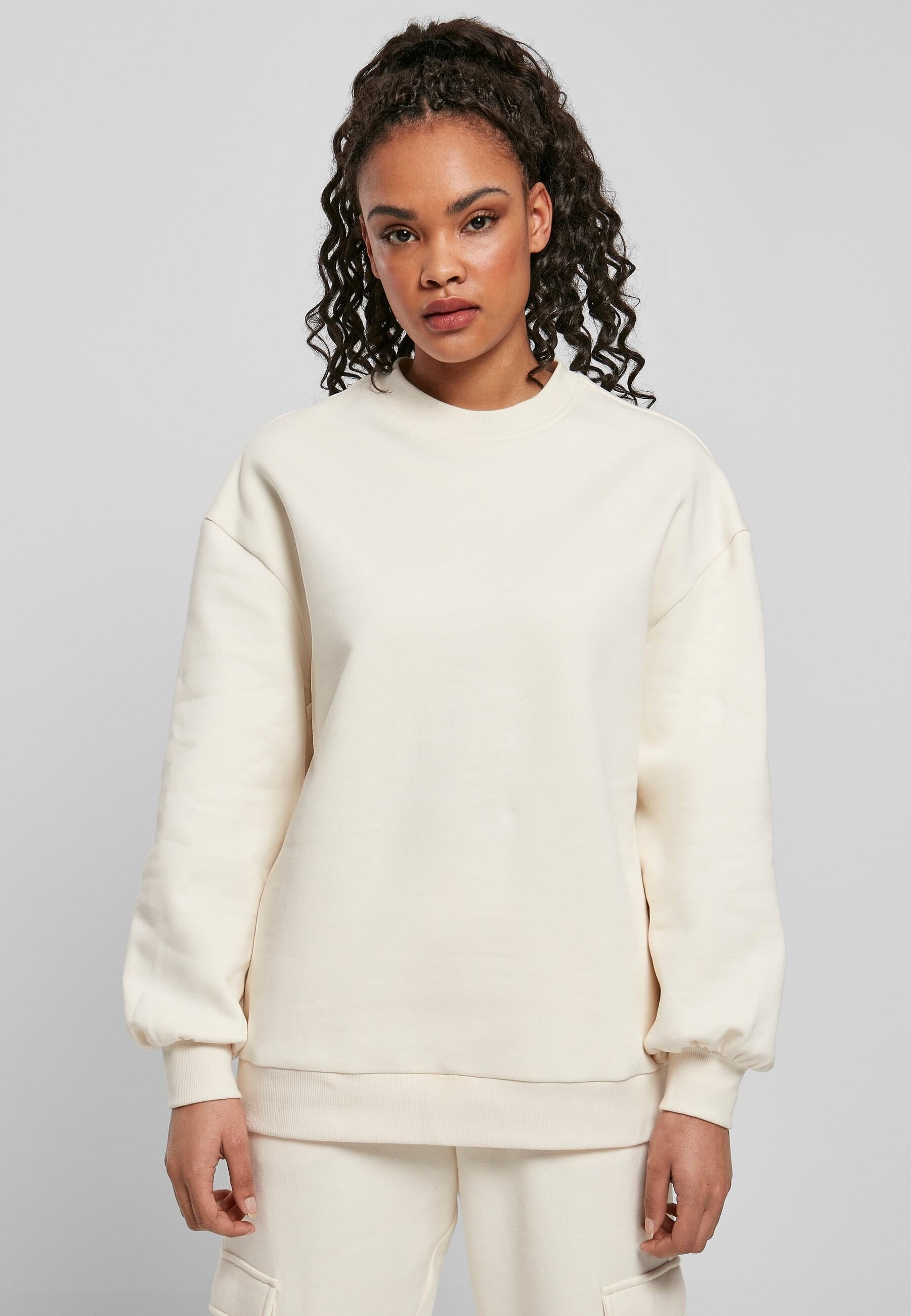 URBAN CLASSICS Sweatshirt »Urban Classics Damen Ladies Organic Oversized Crew«, (1 tlg.)