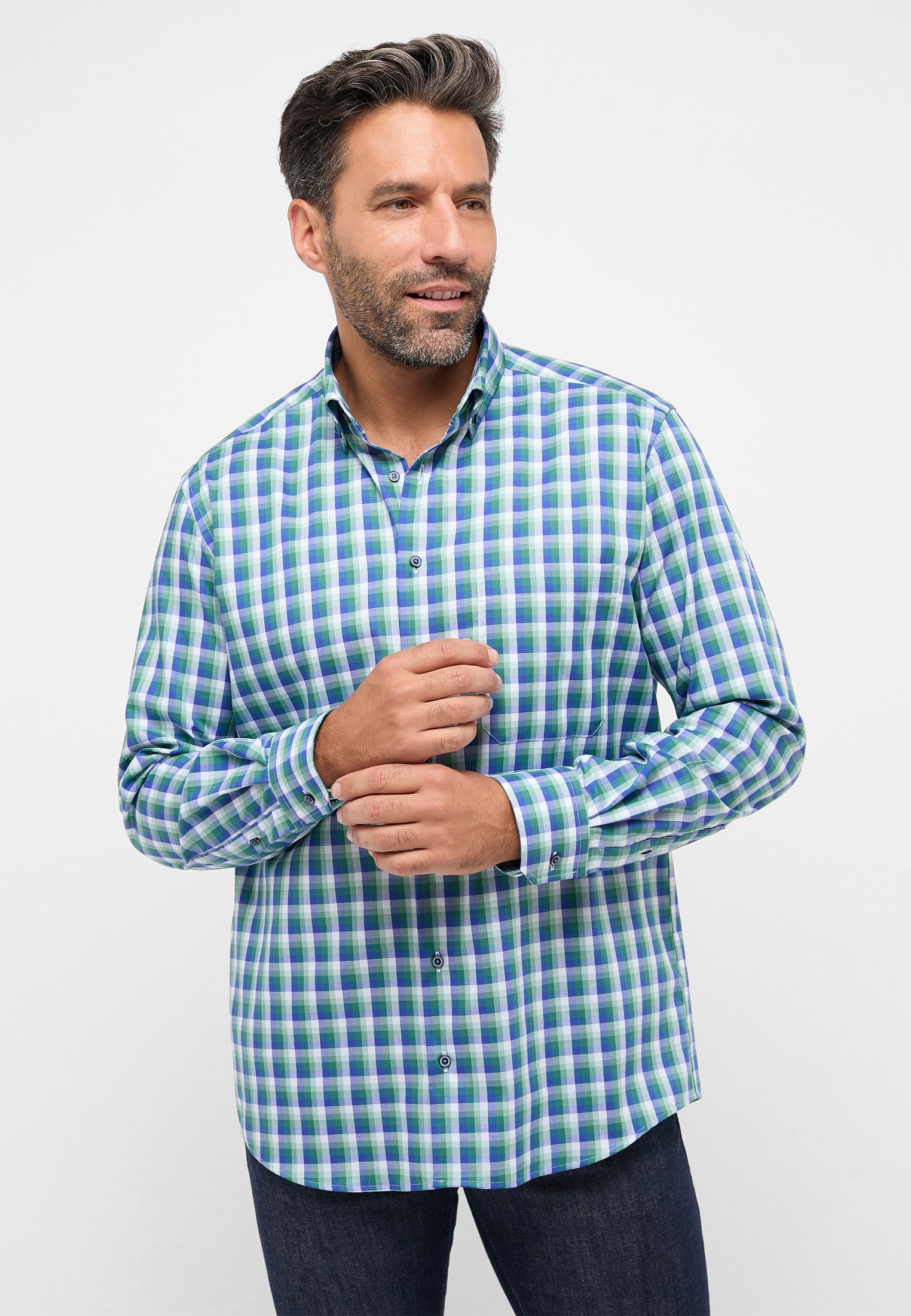 Eterna Langarmhemd "COMFORT FIT", NON IRON (bügelfrei) günstig online kaufen