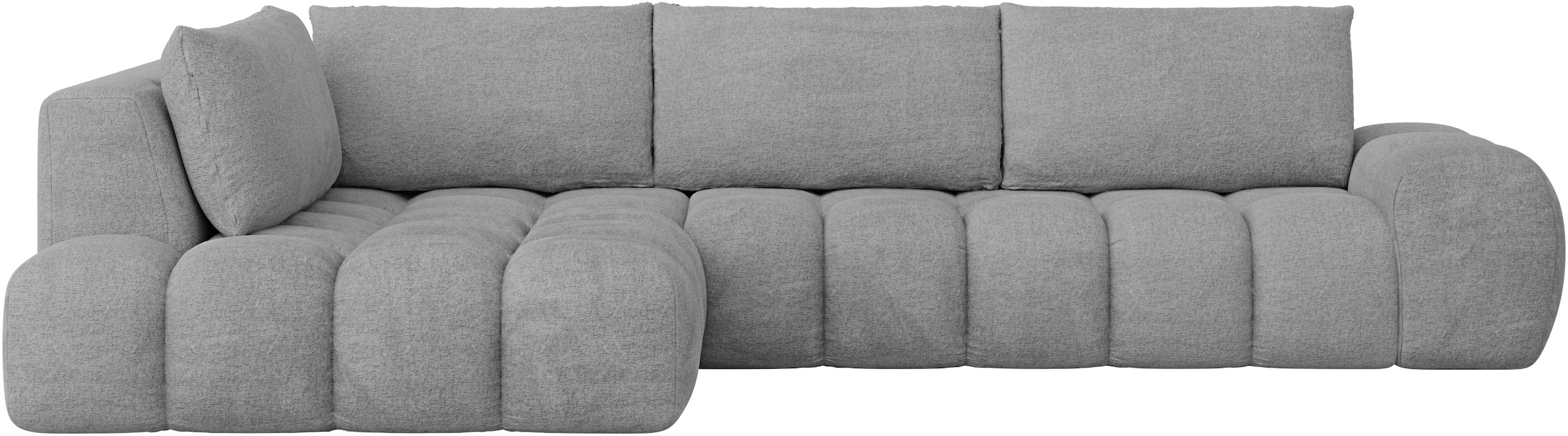 OTTO home Ecksofa "AZITA L-Form, XXL 352 cm Designsofa in Bubble-Opitk" los günstig online kaufen