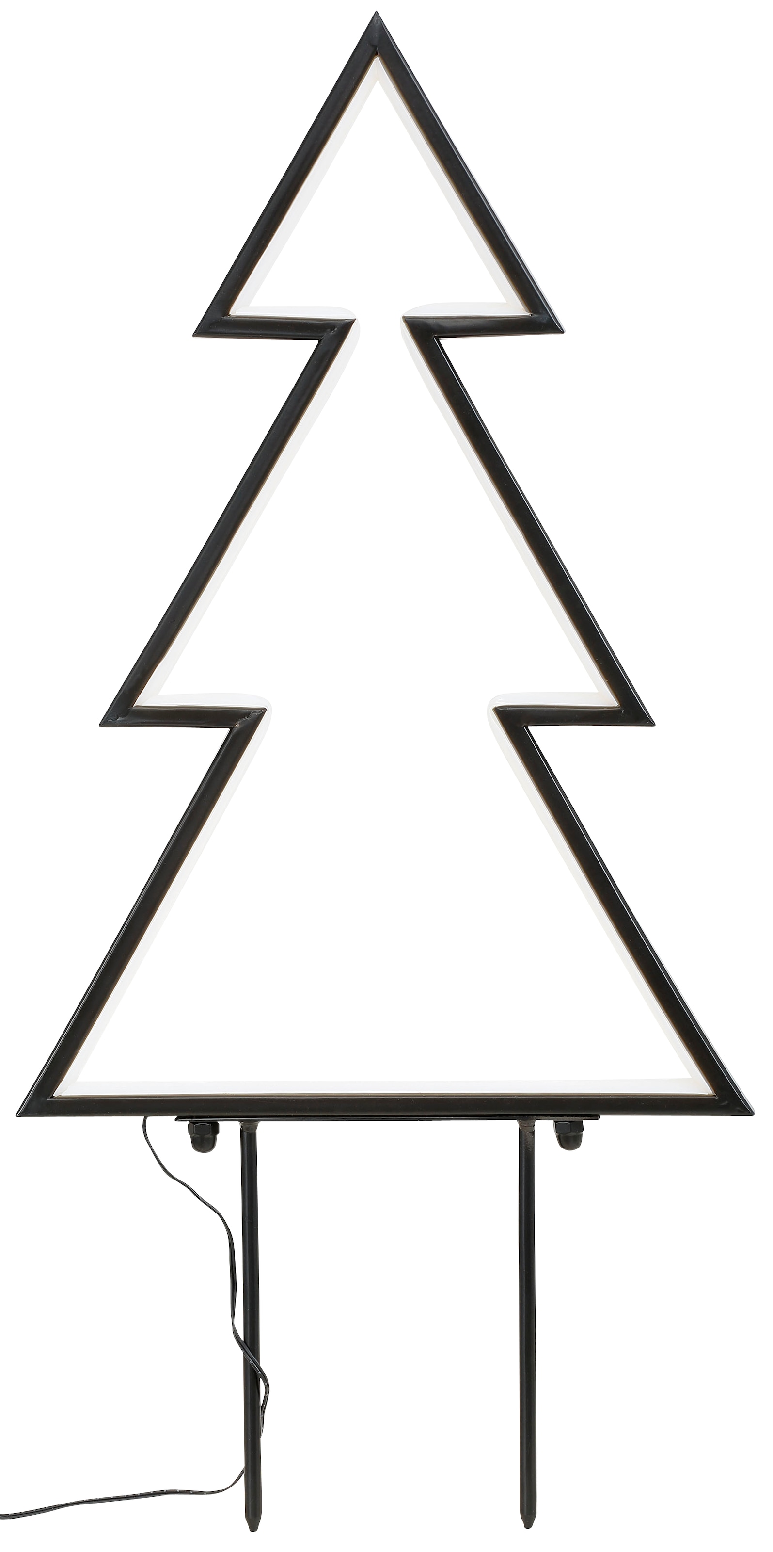 BONETTI LED Baum "Tanne", 180 flammig, aus Kunststoff und Metall, Weihnachtsdeko aussen