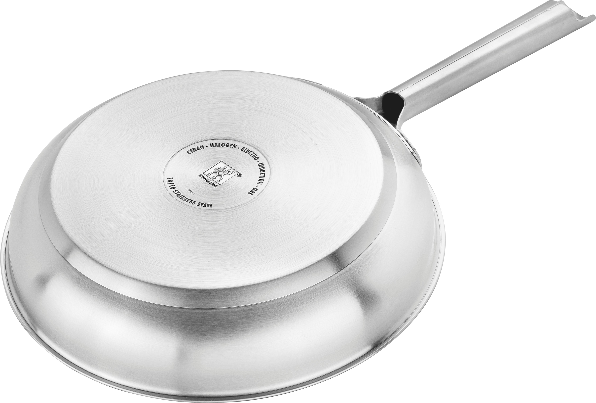 Zwilling Pfannen-Set »TrueFlow« Edelstahl 18/10 Set, 2 tlg. Keramik-Antihaftbeschichtung, 18/10 Edelstahl, Rostfrei, Induktion