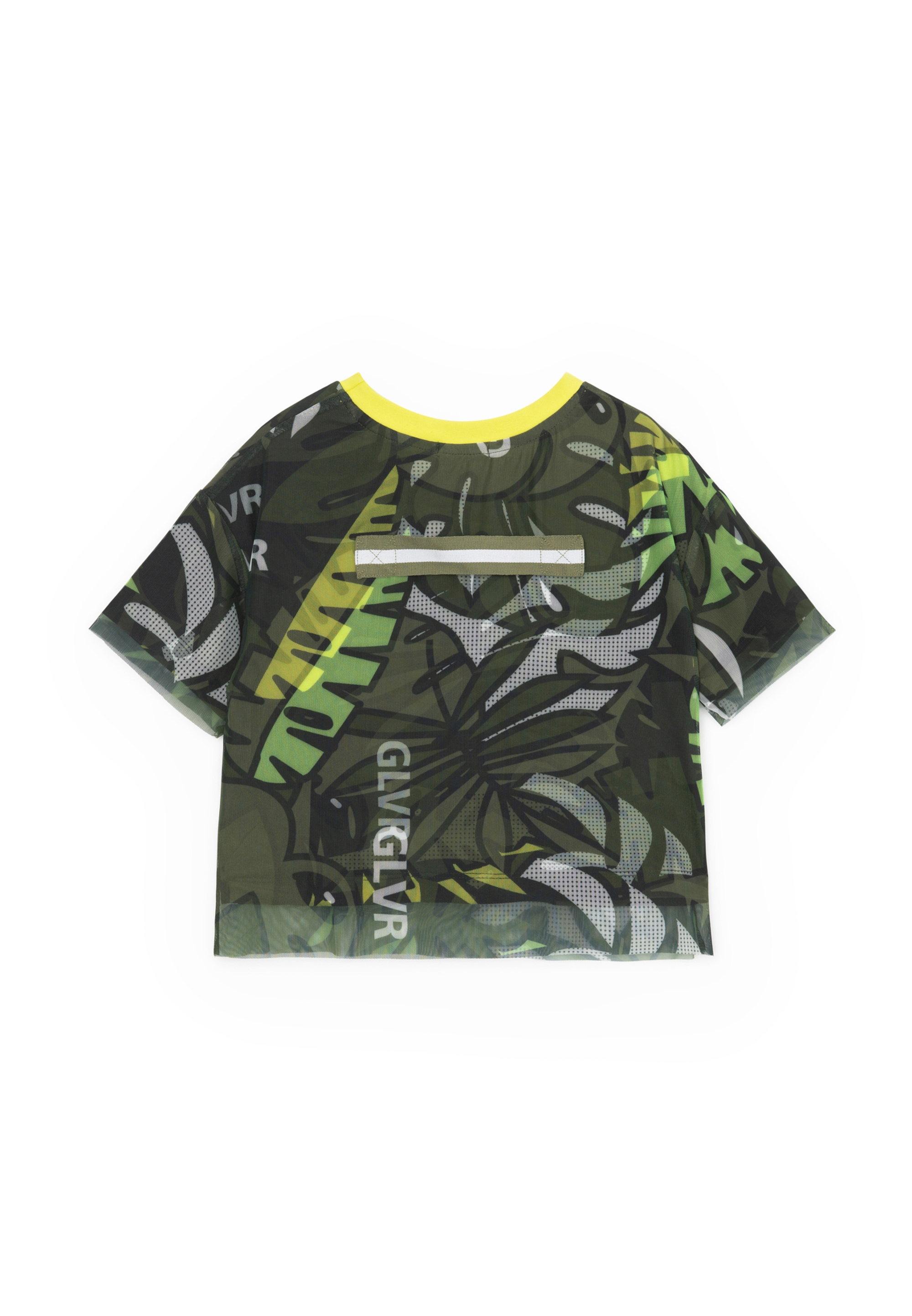 Gulliver BAUR stylischem Netzdekor mit online T-Shirt, | bestellen