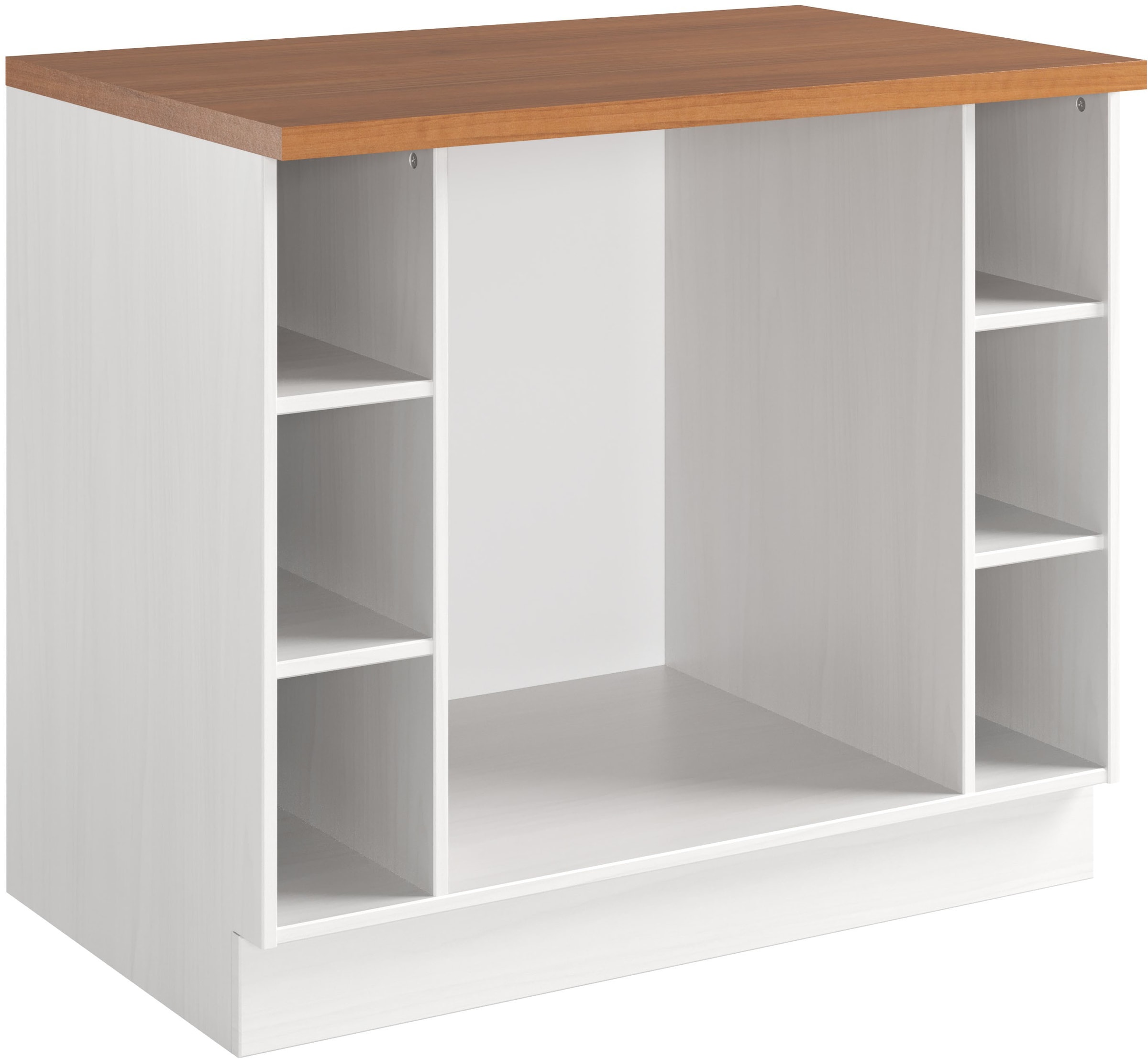 Home affaire Herdumbauschrank "Teramo" Breite 100 cm, seitlich je 3 offene günstig online kaufen