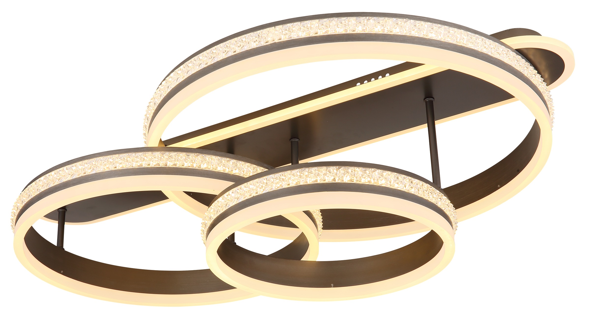 GLOBO LIGHTING LED Deckenleuchte »GROUNI«, Leuchtmittel LED-Modul | LED fest integriert, Deckenlampe/Wohnzimmer/Schlafzimmer/modern