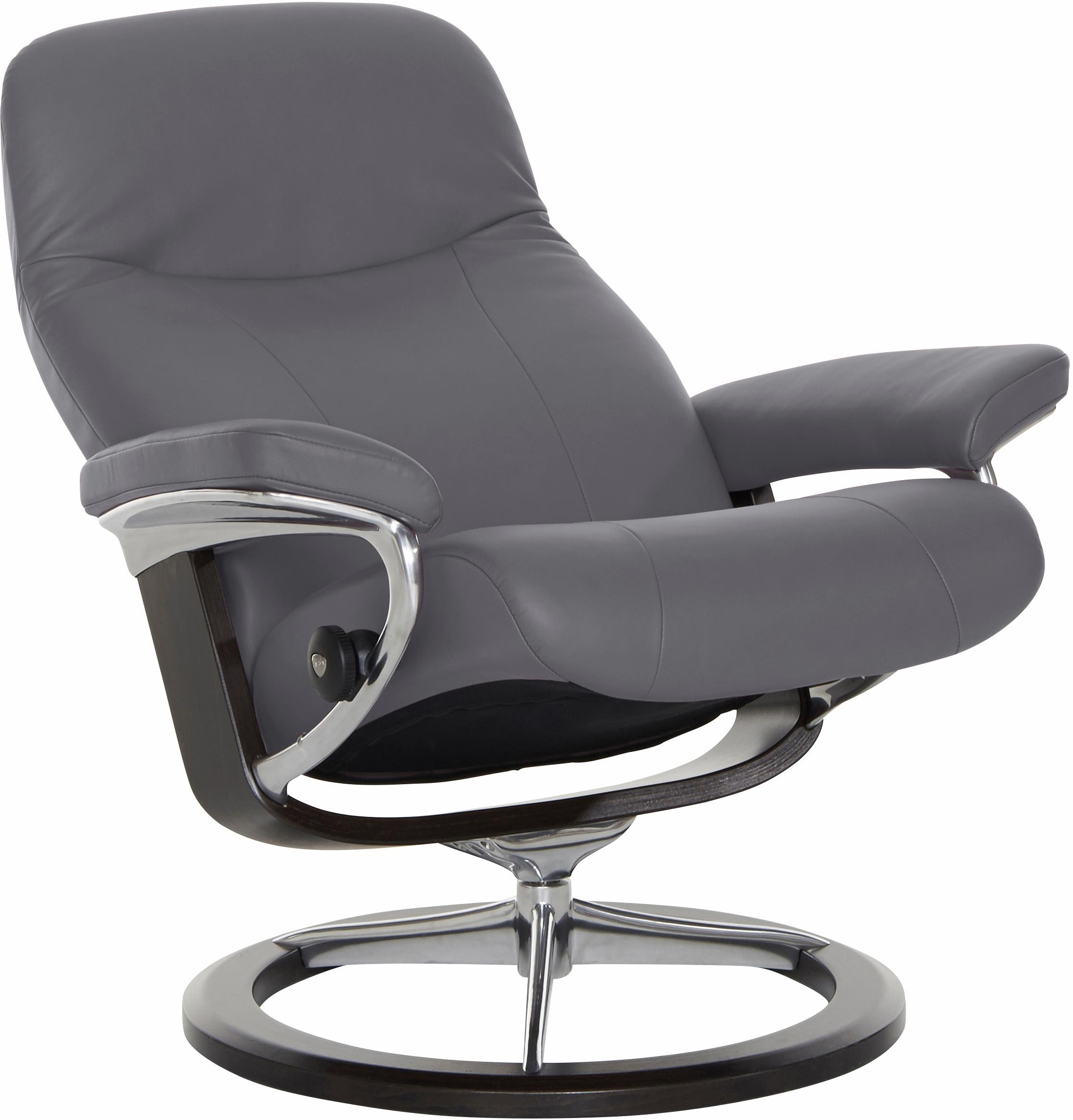 Stressless Relaxsessel "Garda", (Set), mit Signature Base, Größe M, Gestell Wenge