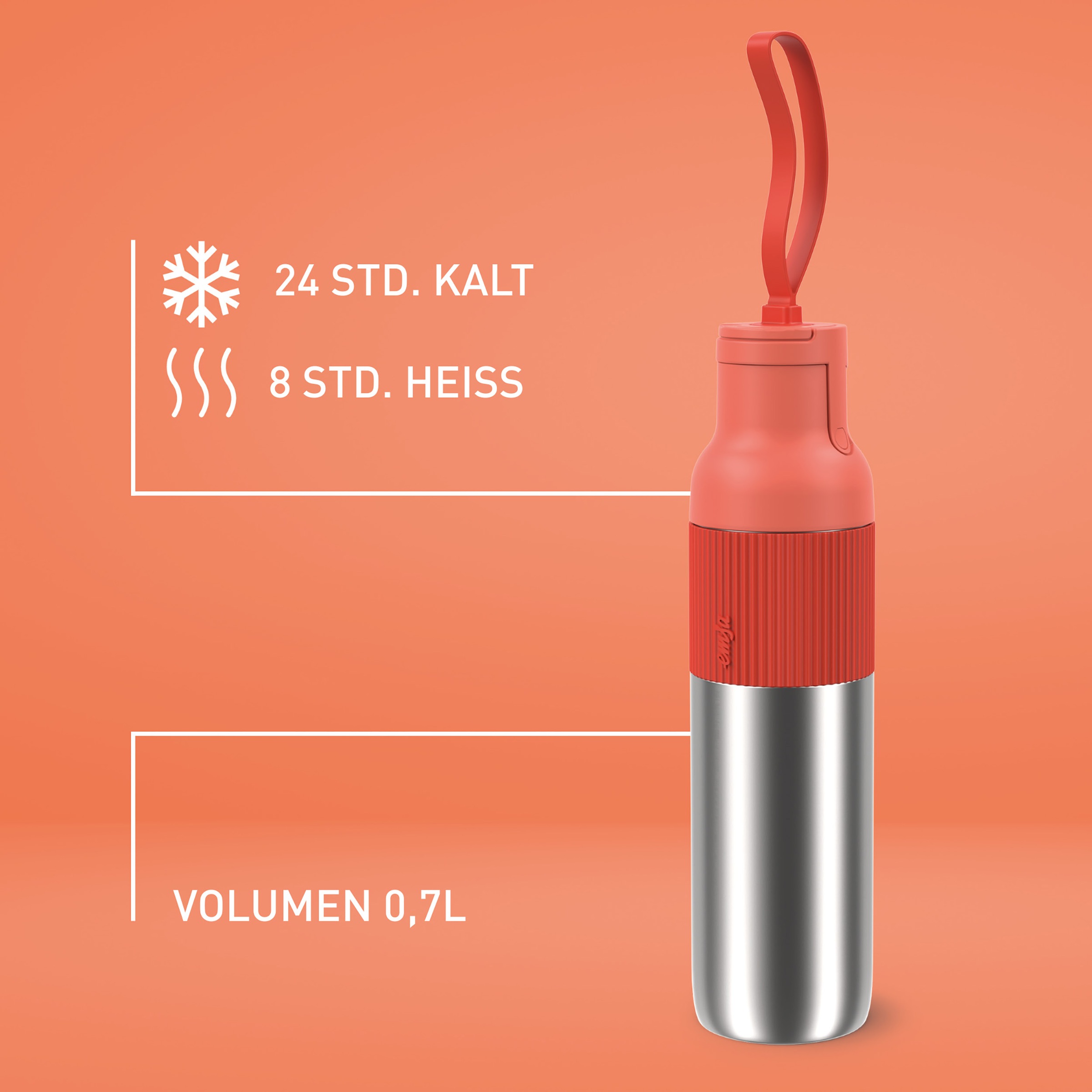 Emsa Isolierflasche »beYou Flip«