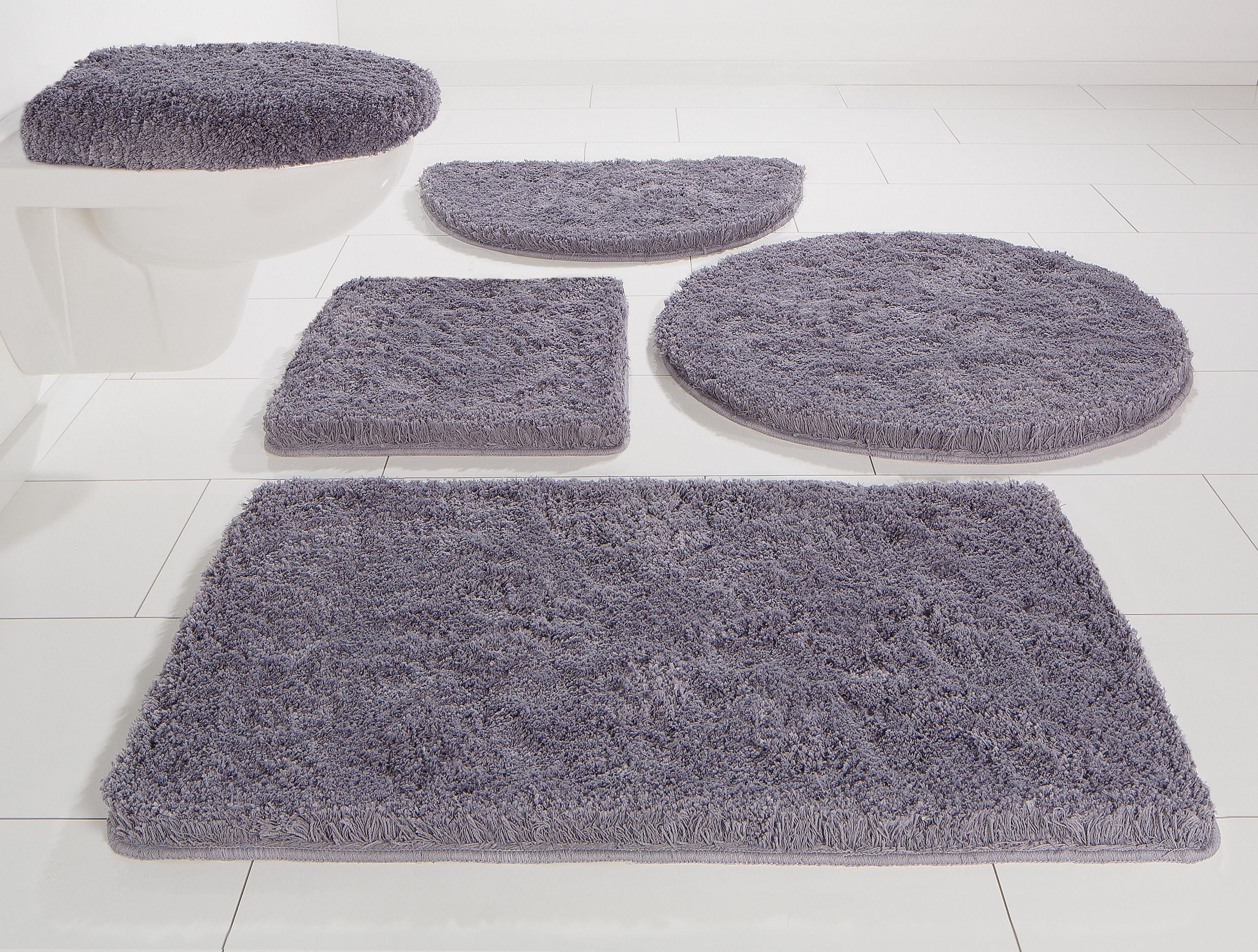 Möve "Superwuschel, Badvorleger, Badezimmer Teppich" Höhe 40 mm rutschhemme günstig online kaufen