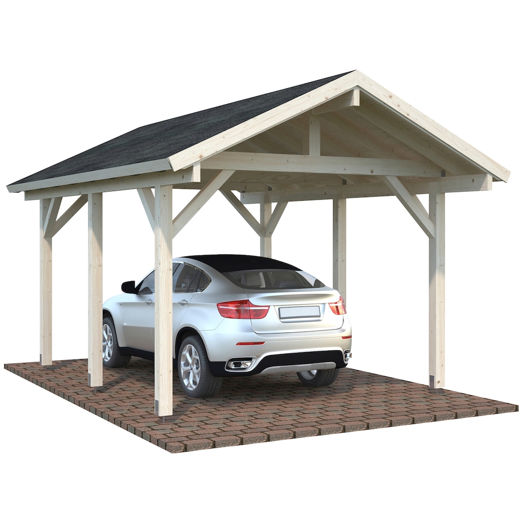 Palmako Einzelcarport »Robert«, Holz, natur