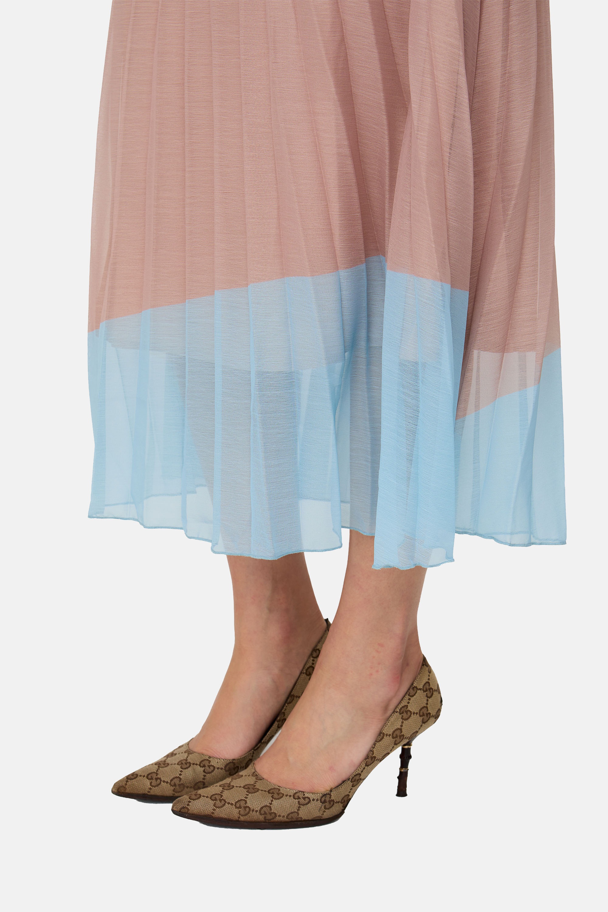 Lily and Lionel Midirock »Ladbarn Colour Block Pleated Maxi Skirt In Multi Damen«