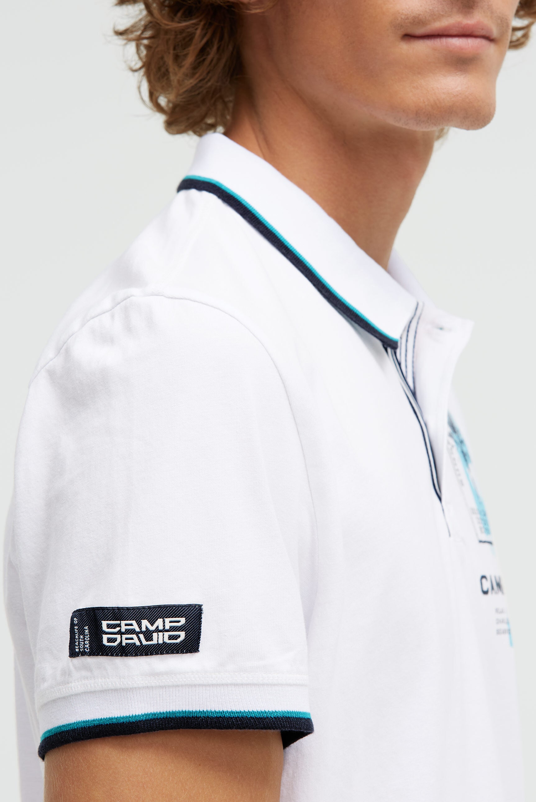 CAMP DAVID Poloshirt aus Baumwolle