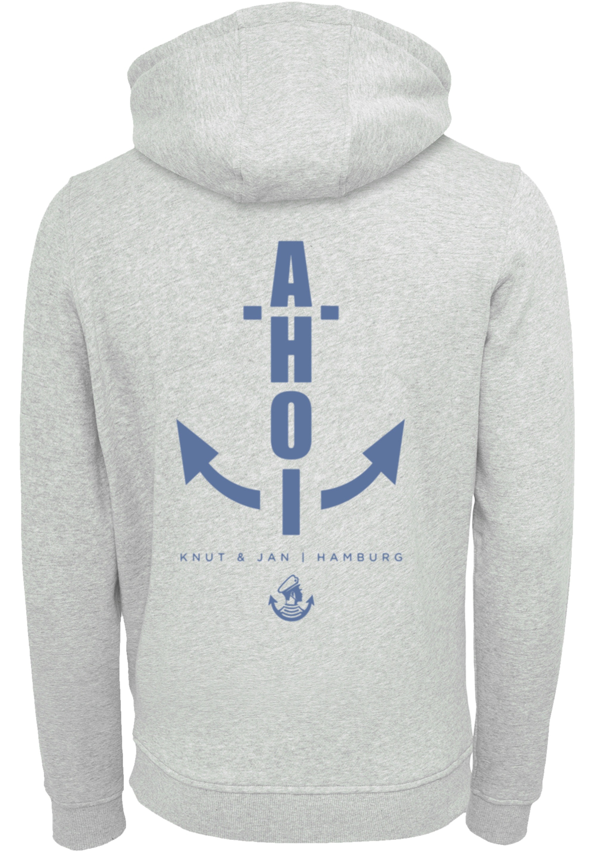 F4NT4STIC Kapuzenpullover »AHOI Knut & Jan Hamburg«, Print