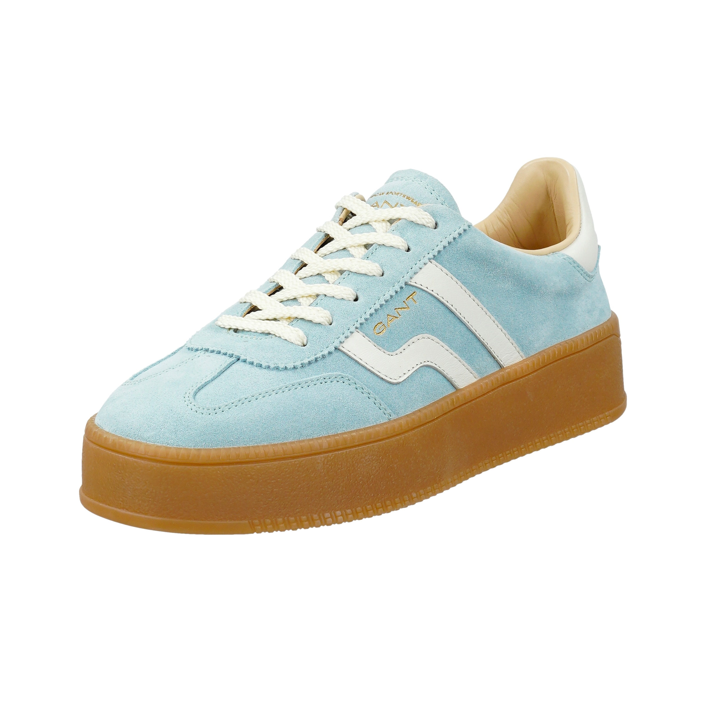Gant Plateausneaker "Cuzmani" Retro Sneaker, Schnürschuh mit Lederfutter günstig online kaufen