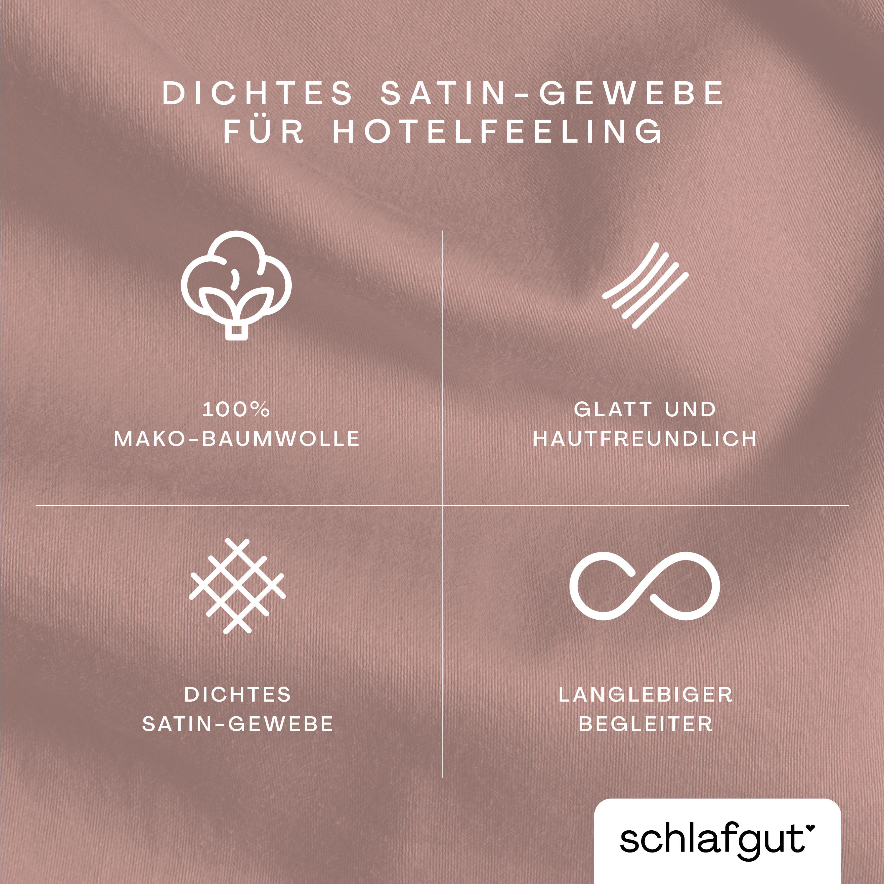 Thumbnail - Schlafgut Bettbezug "Woven Satin" besonders dicht gewebt, Mix & Match: passender Kissenbezug erhältlich