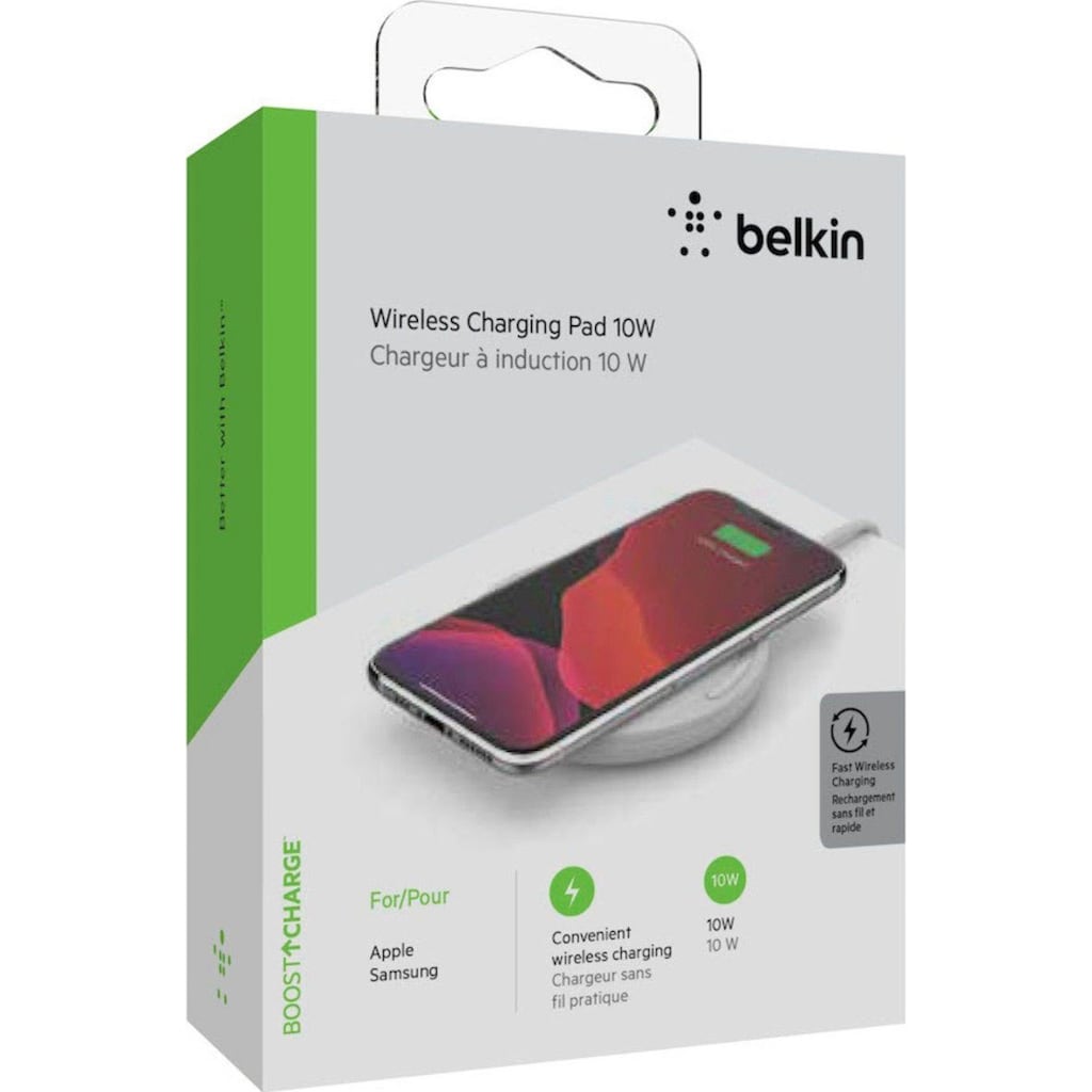 Belkin Wireless Charger »Wireless Charging Pad mit Micro-USB Kabel & NT«