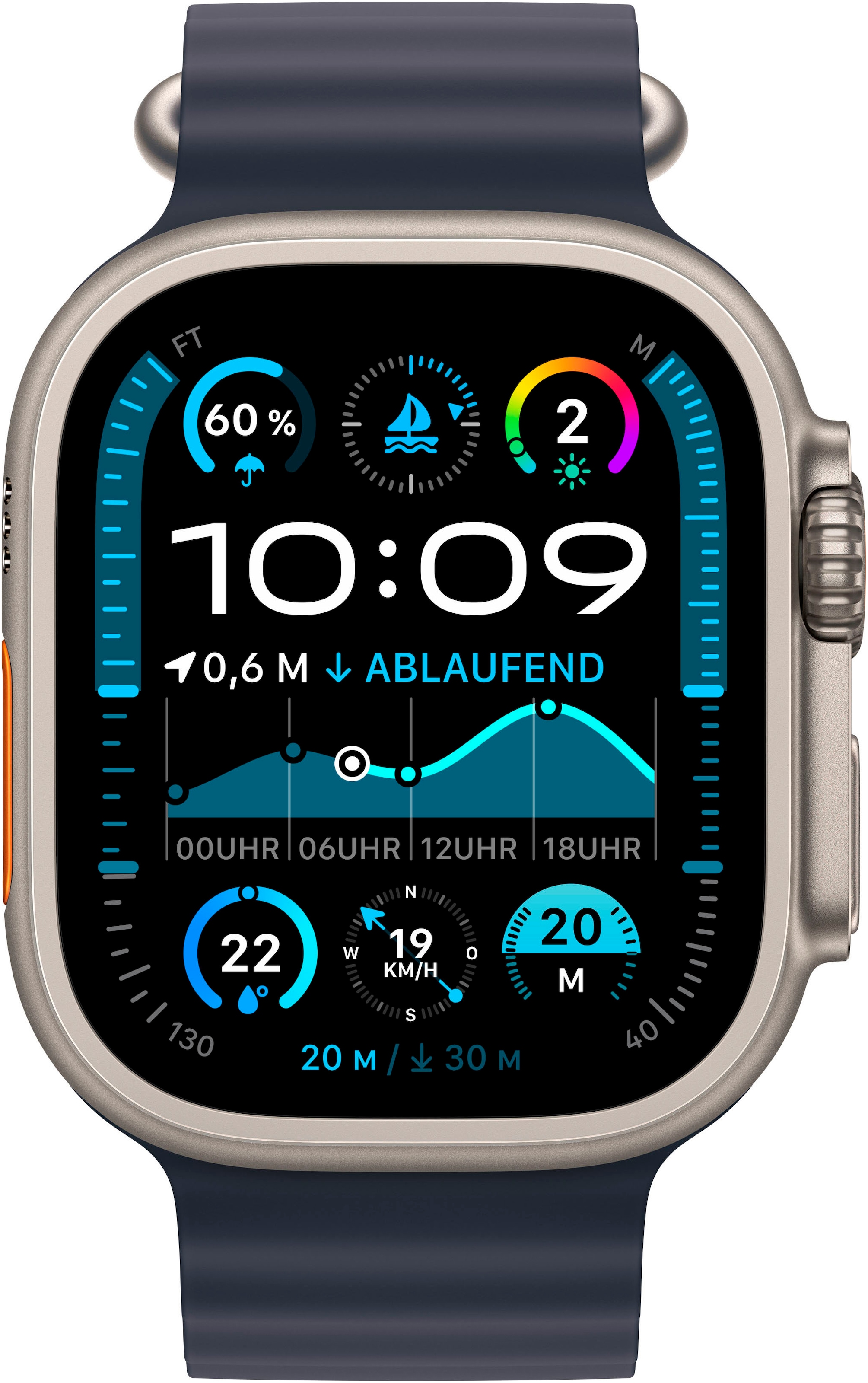 Apple Smartwatch »Watch Ultra 2 (2024) GPS + Cellular«, (4,9 cm), Watch OS, 64 GB,)