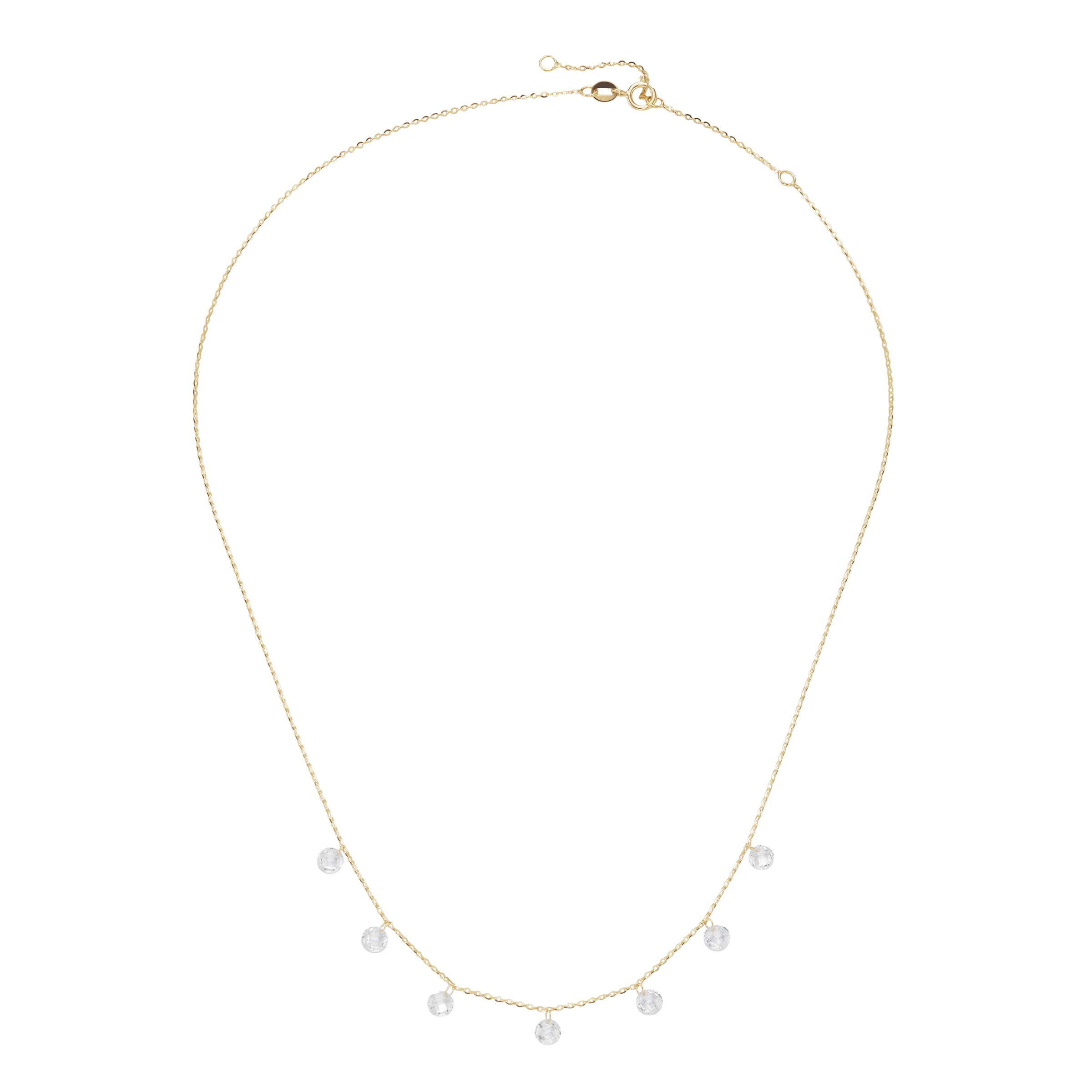 Luigi Merano Collier »mit Zirkonia Steinen, Gold 375«
