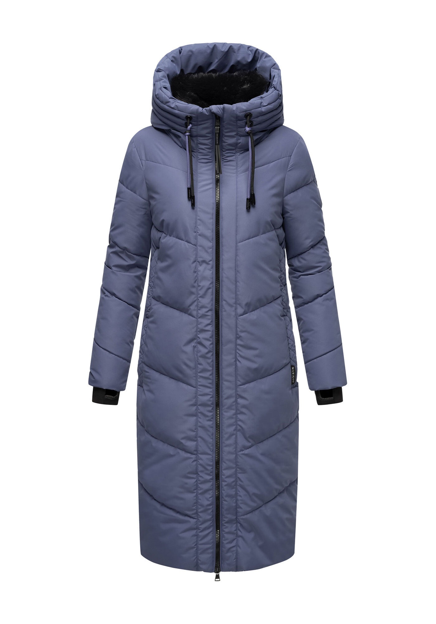 Marikoo Winterjacke »Nadaree XVI«, Stepp Mantel mit großer Kapuze