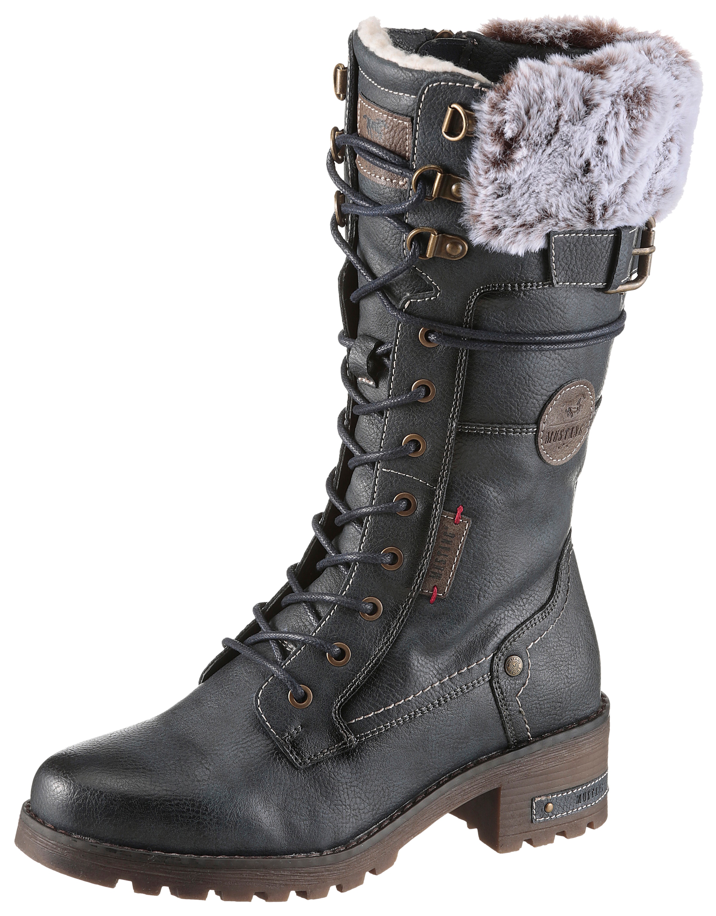 Mustang Shoes Winterstiefel "Haukea" Snowboots, Winterstiefel mit TEX-Membr günstig online kaufen