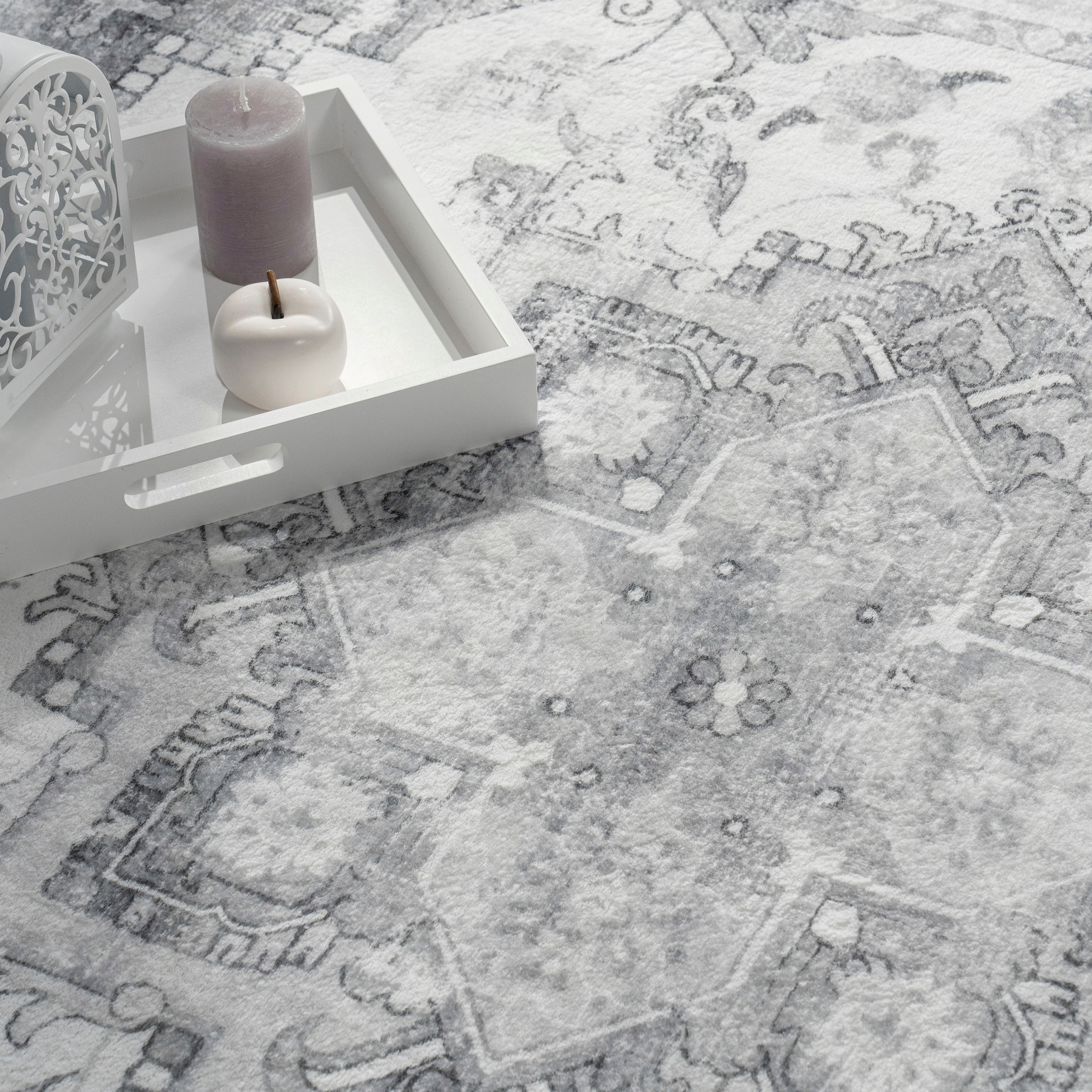 Paco Home Teppich »Cambridge 462«, rechteckig, 12 mm Höhe, Kurzflor, orientalisches Muster, Vintage Design
