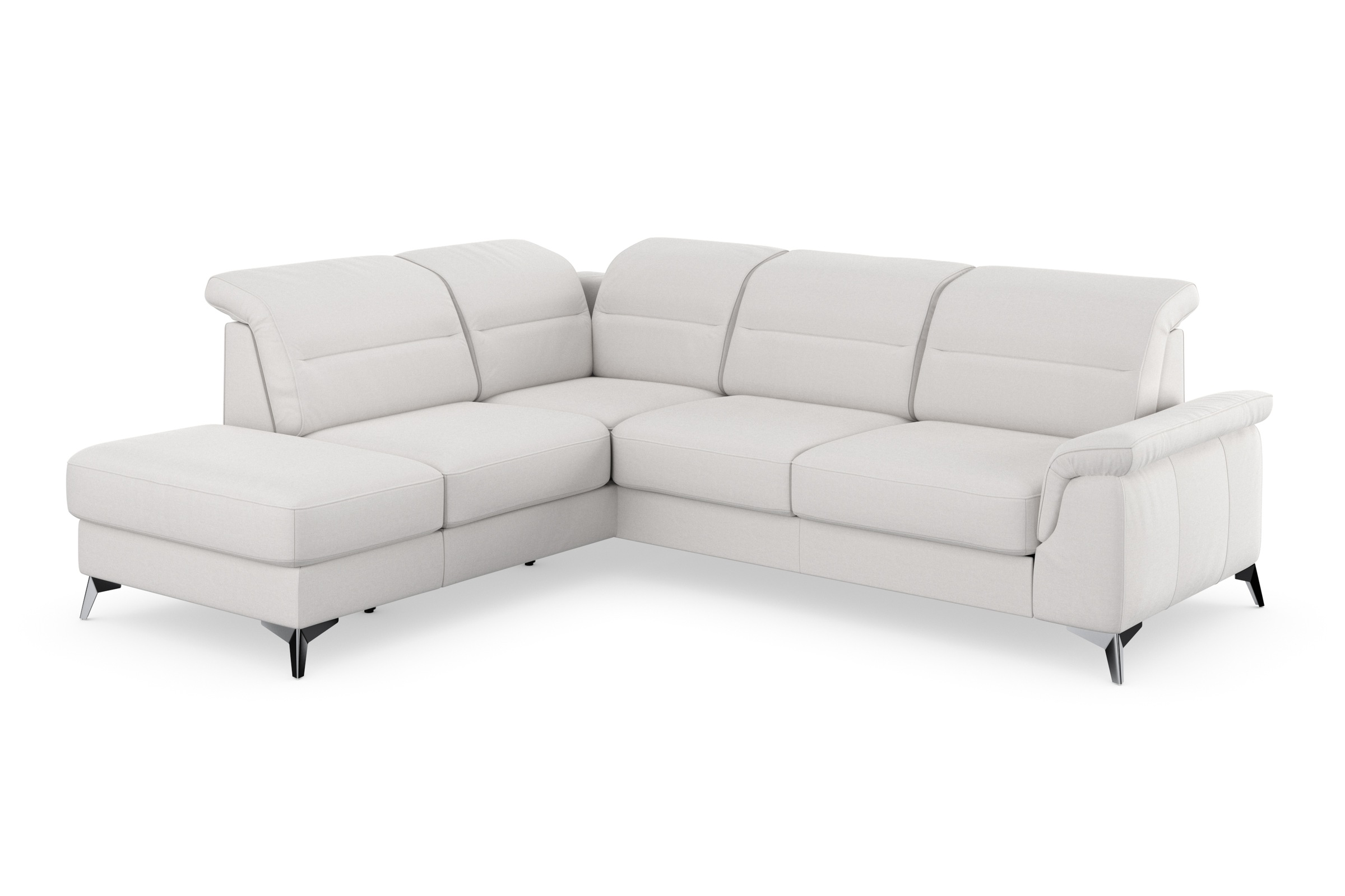 Thumbnail - sit&more Ecksofa "Sinatra L-Form", mit Ottomane, optional mit Kopfteilverstellung und Armteilfunktion