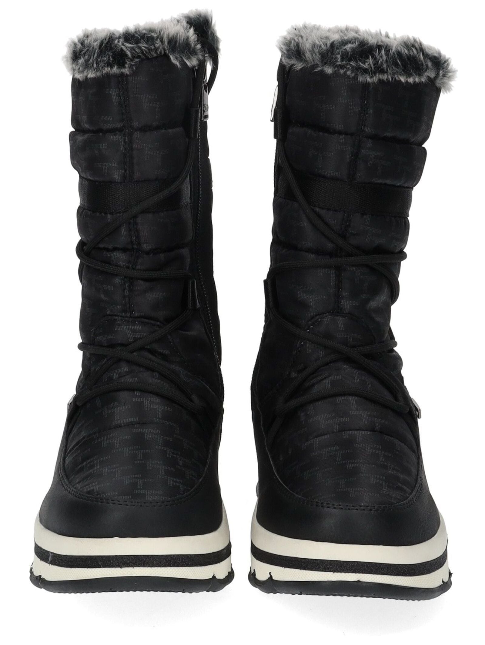 TOM TAILOR Schnürstiefelette »Tom Tailor Stiefelette Lederimitat/Textil«