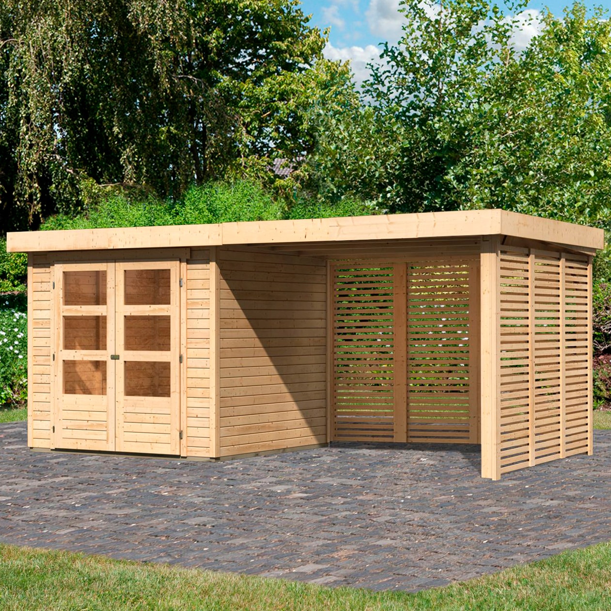 Karibu Gartenhaus "Arnis 2" günstig online kaufen