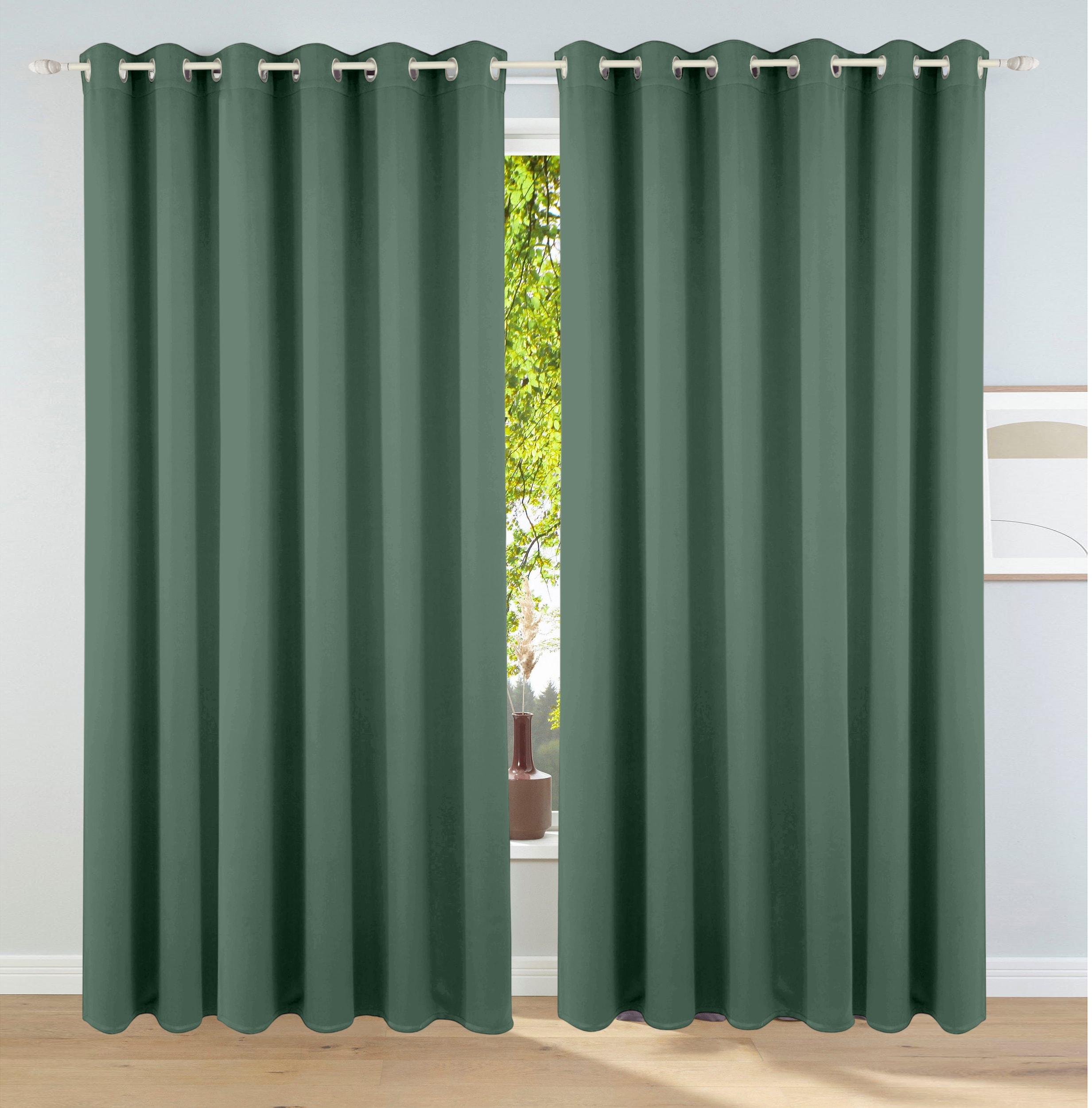 OTTO home Verdunkelungsvorhang "Solana" Ösen 1 Stk. tlg. Vorhang, Gardine, Breite 280 cm, verdunkelnd, einfarbig, Raumteiler
