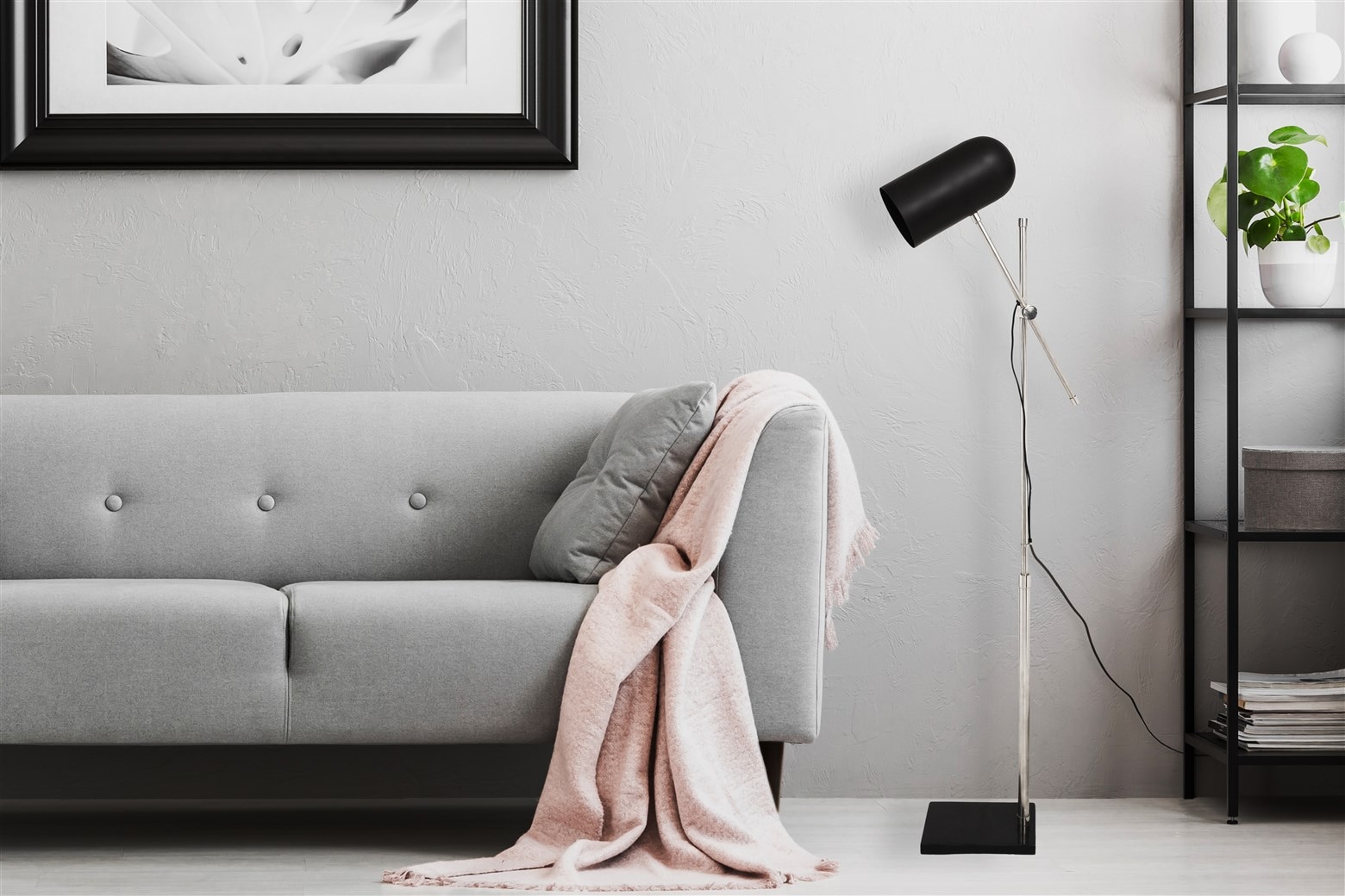 Kayoom Stehlampe »Stehlampe Celeste 125«, 1 flammig, Leuchtmittel E27 | ohne Leuchtmittel, harmonisch, modern, vielseitig kombinierbar