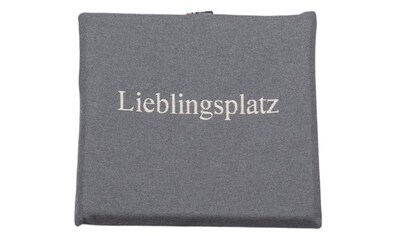 DAVID FUSSENEGGER Sitzkissen, (2 St.), Mit "Lieblingsplatz" Schriftzug kaufen