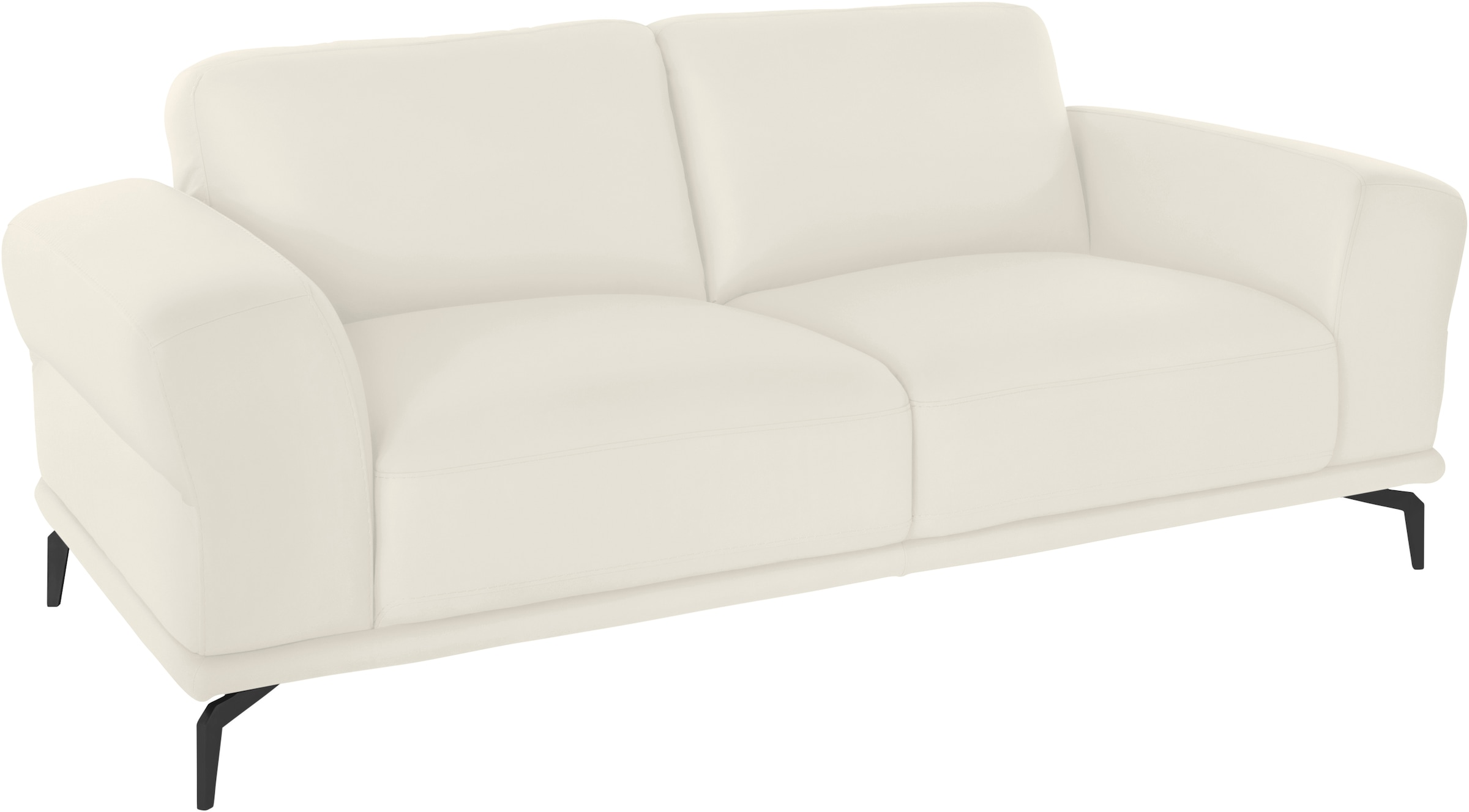 W.SCHILLIG 2-Sitzer »montanaa« mit Metallfüßen in Schwarz pulverbeschichtet, Breite 192 cm