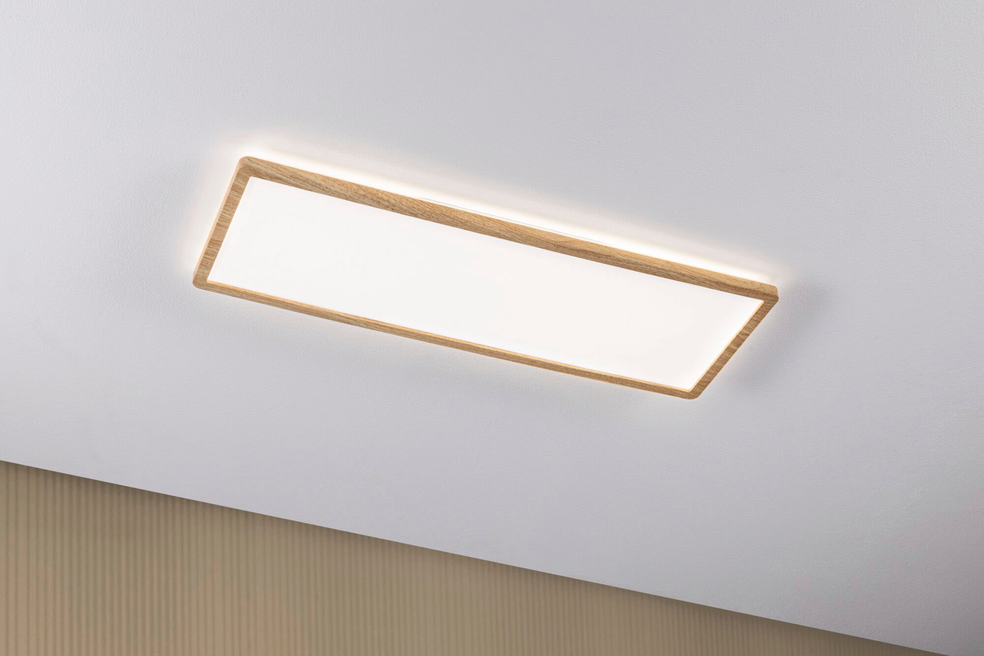 Paulmann LED Panel »Atria Shine 22W 4000K 580x200 Eiche Kunststoff IP44«, 1  flammig-flammig, Hintergrundbeleuchtung bestellen | BAUR