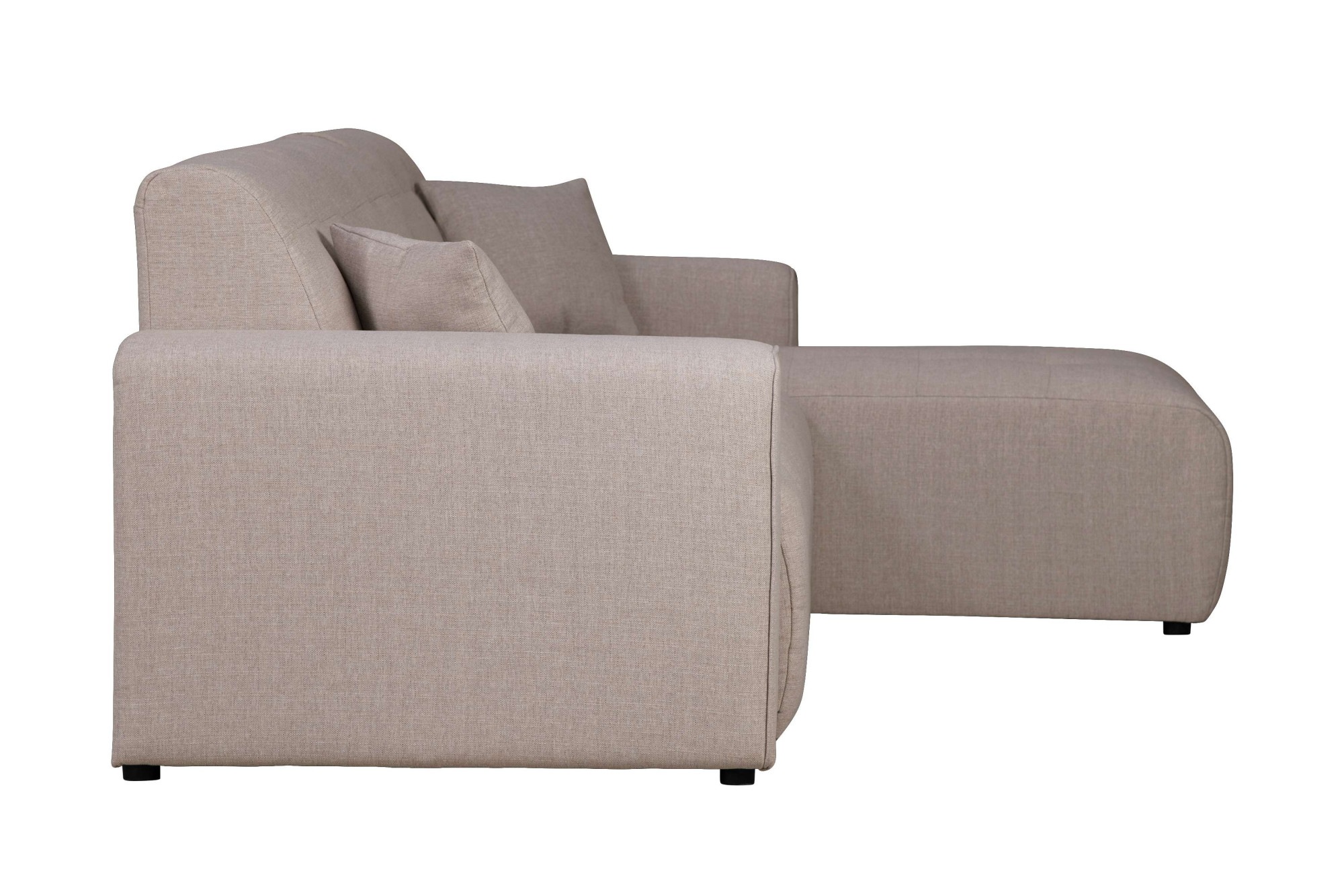 Home affaire Ecksofa »Nosia L-Form«, incl. 2 Zierkissen, mit feiner Steppung