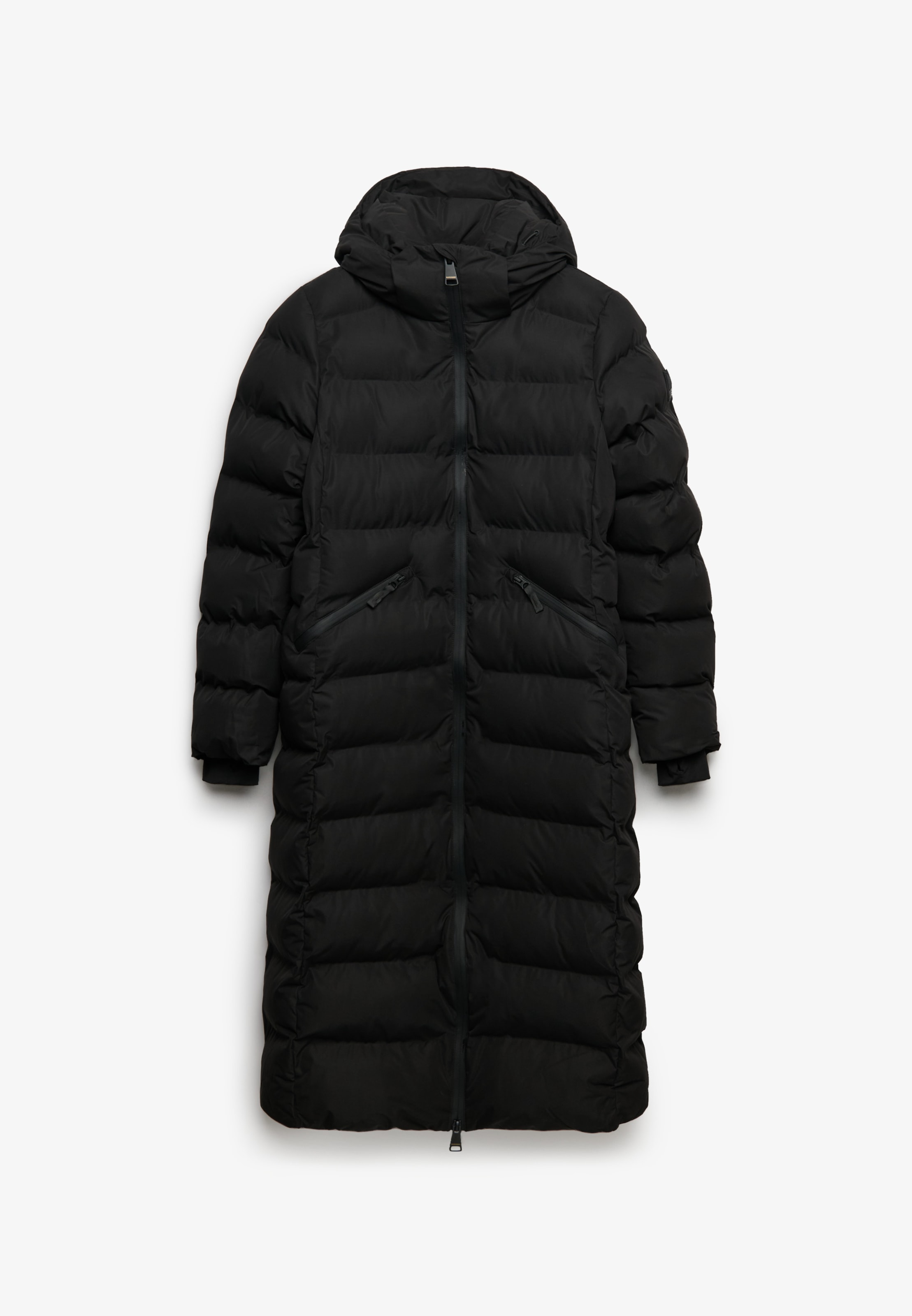 Superdry Steppjacke »CITY LONGLINE MICROFIBRE JKT« Kunstfaser, relaxed fit