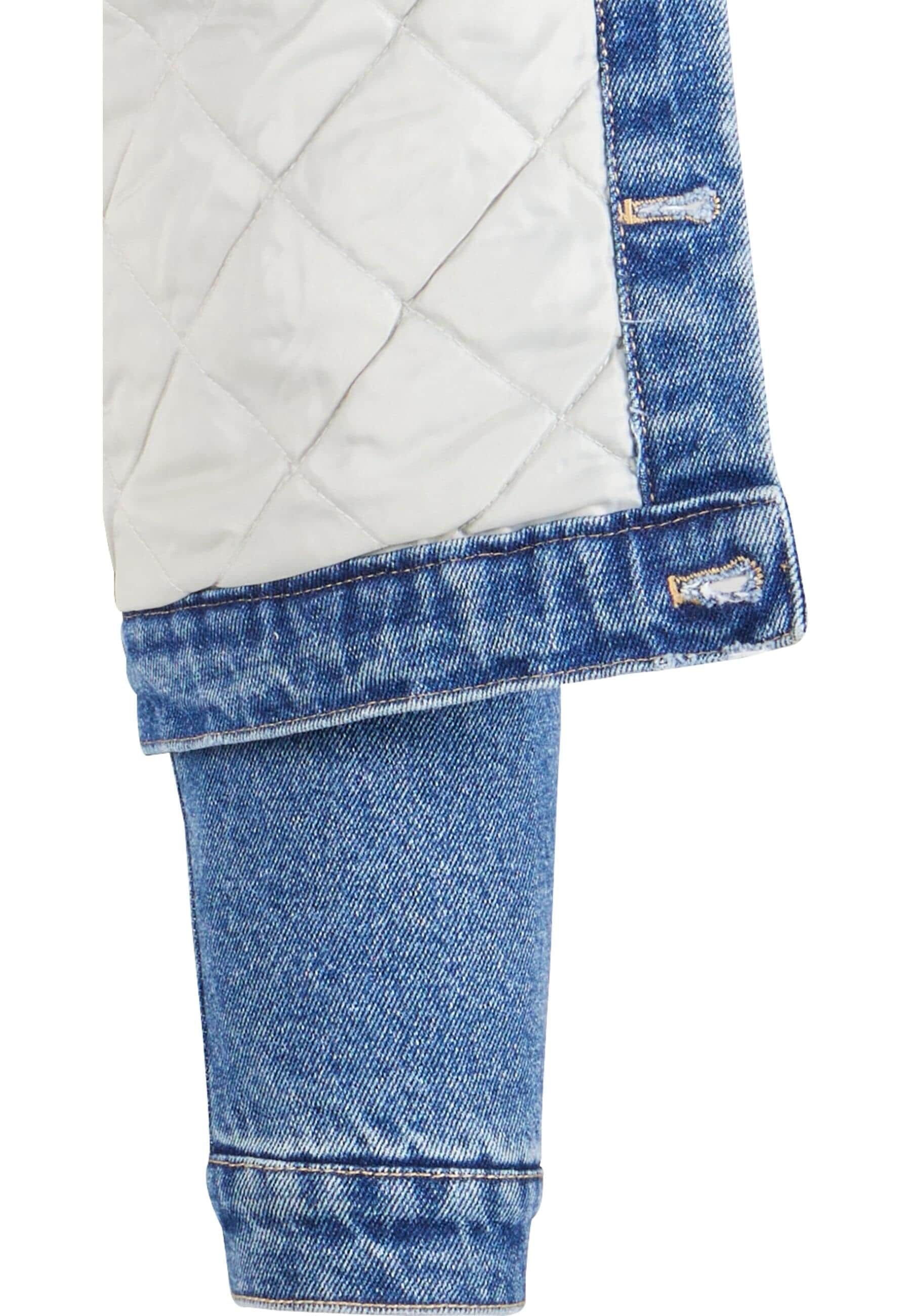 Karl Kani Jeansjacke »Karl Kani Herren KM224-062-1 KK Old English Denim Jacket«, (1 St.), ohne Kapuze