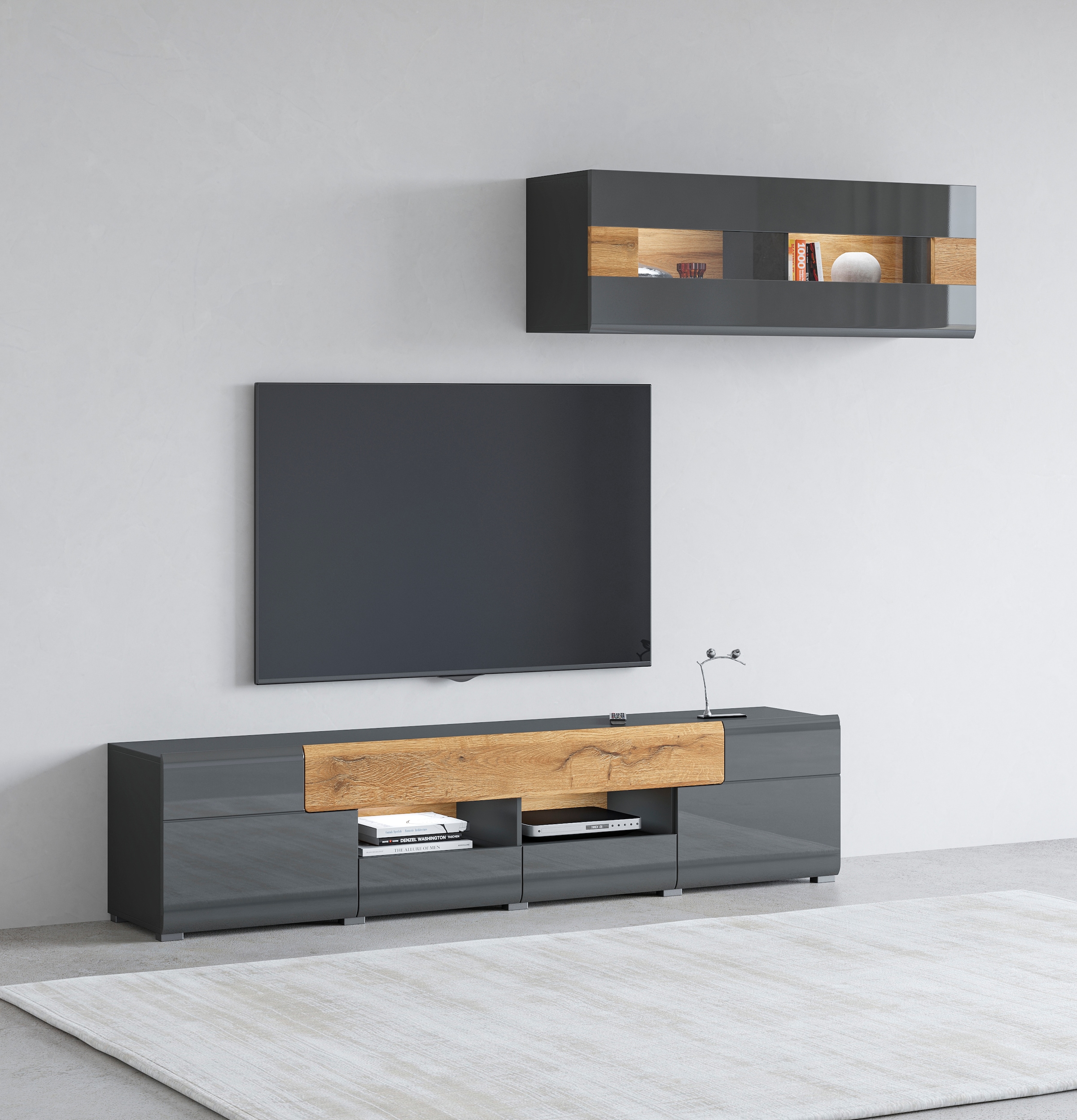 OTTO home Wohnwand "Toledo" 2 Stk. tlg. günstig online kaufen