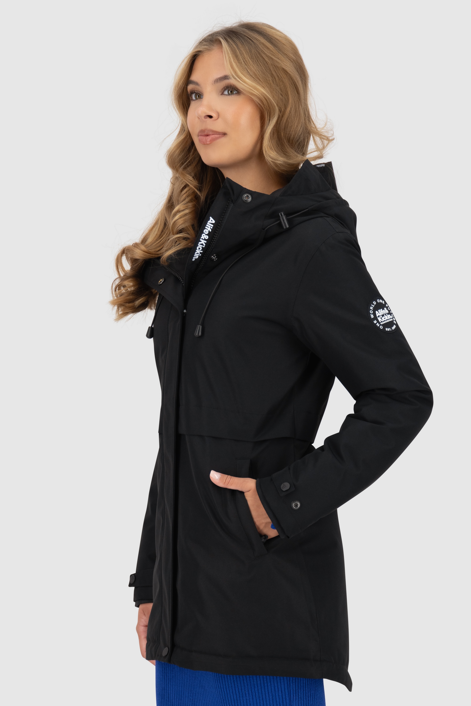 Thumbnail - Alife & Kickin Winterjacke "Damen MarlyAK A" Leicht taillierte Jacke mit Ärmelbündchen und Kapuze