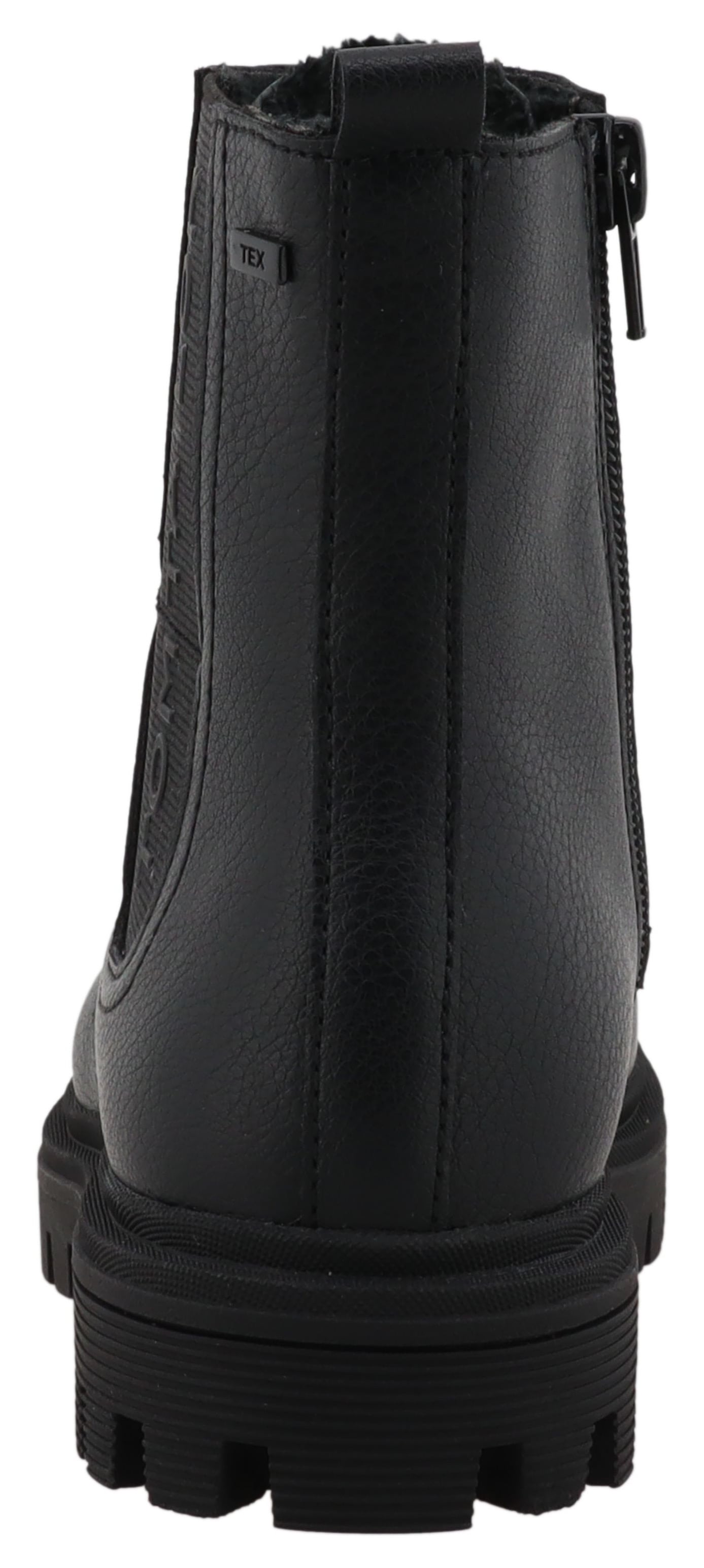 TOM TAILOR Winterstiefel, mit markantem Logoschriftzug