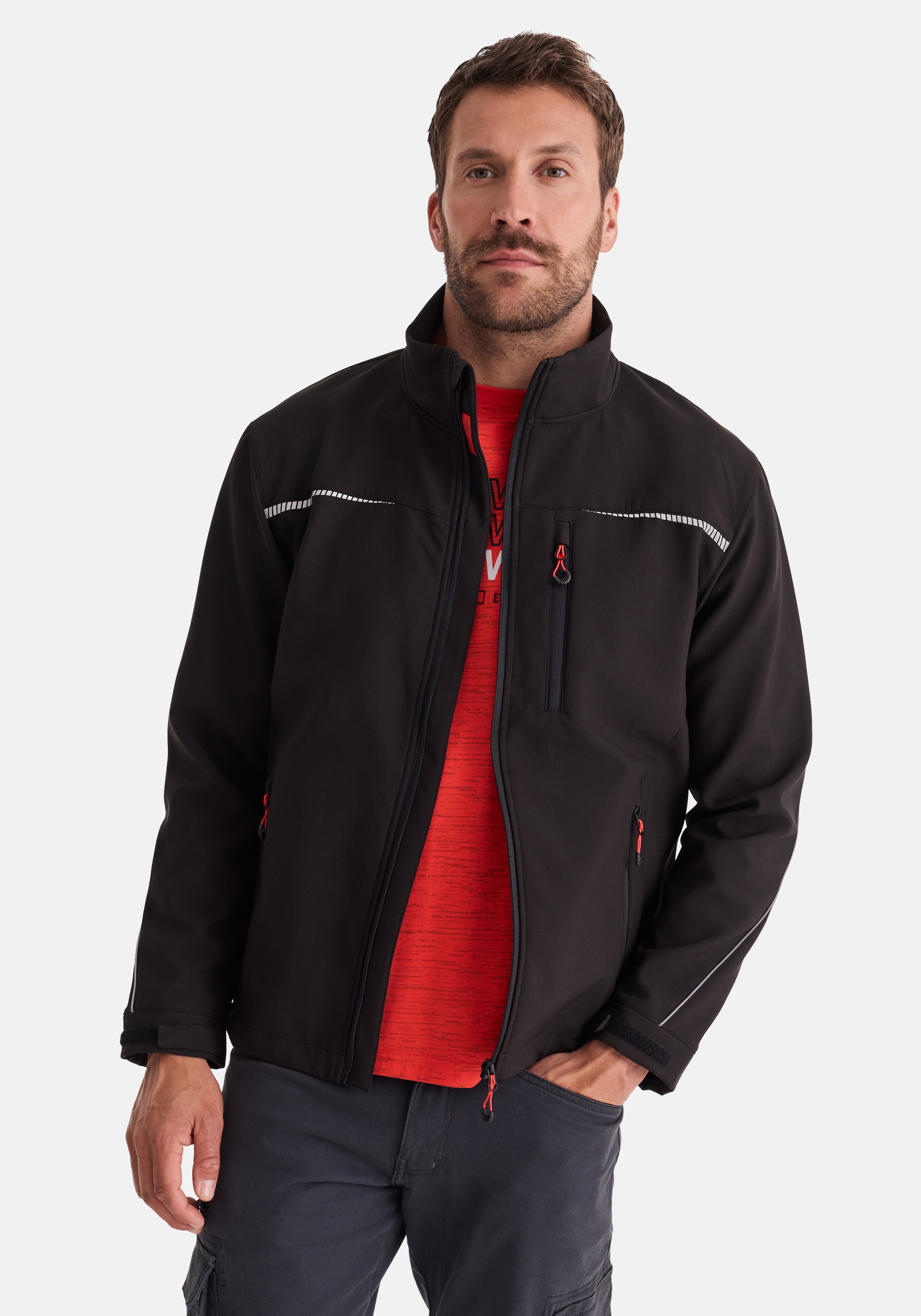 HERO by John Medoox Fleecejacke »JOEL Outdoor Fleecejacke« Sherpa fleece Straight Fit Casual Sherpa für Herren
