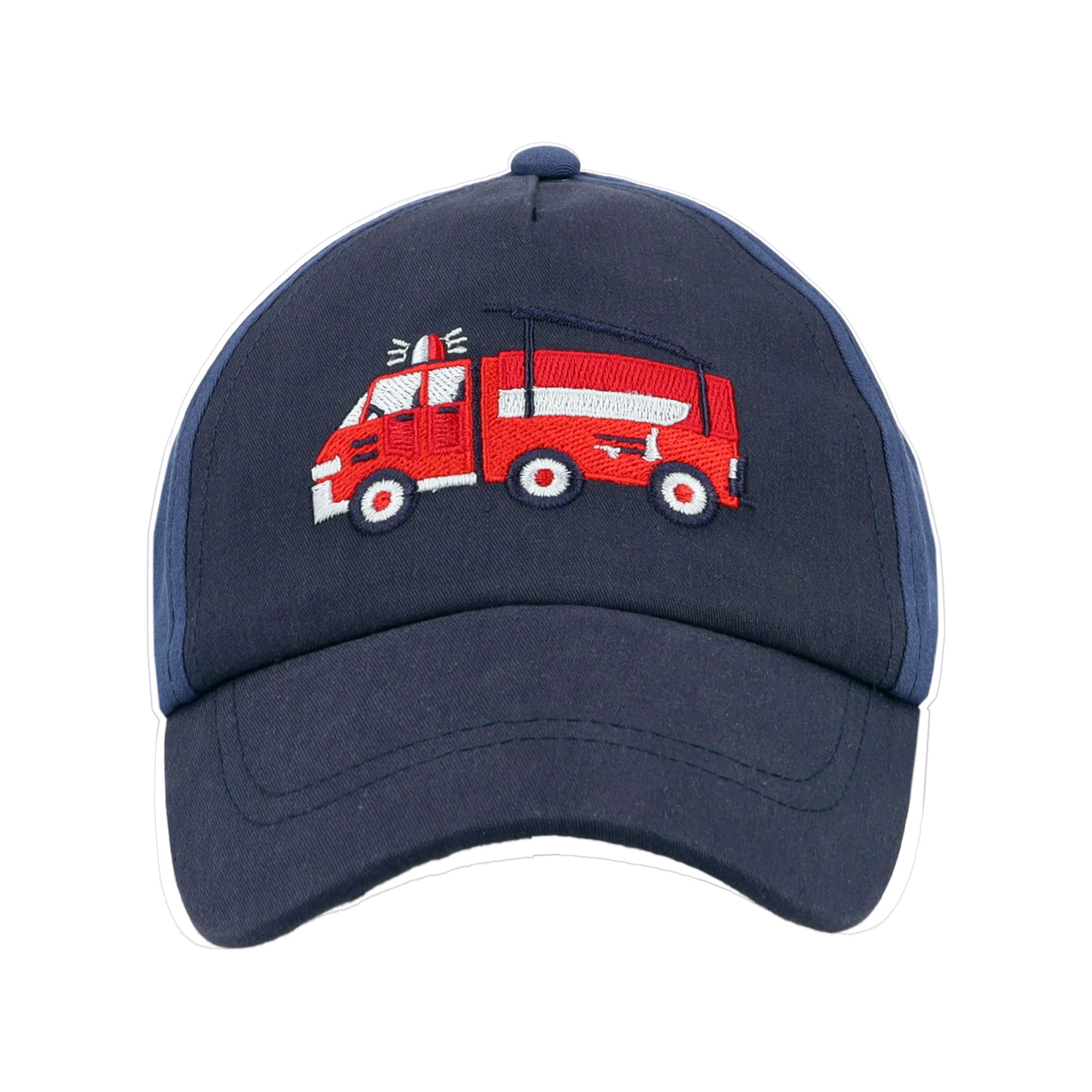 MAXIMO Baseball Cap Feuerwehr-Motiv, mit Stickerei, mit Klettverschluss, Baumwolle
