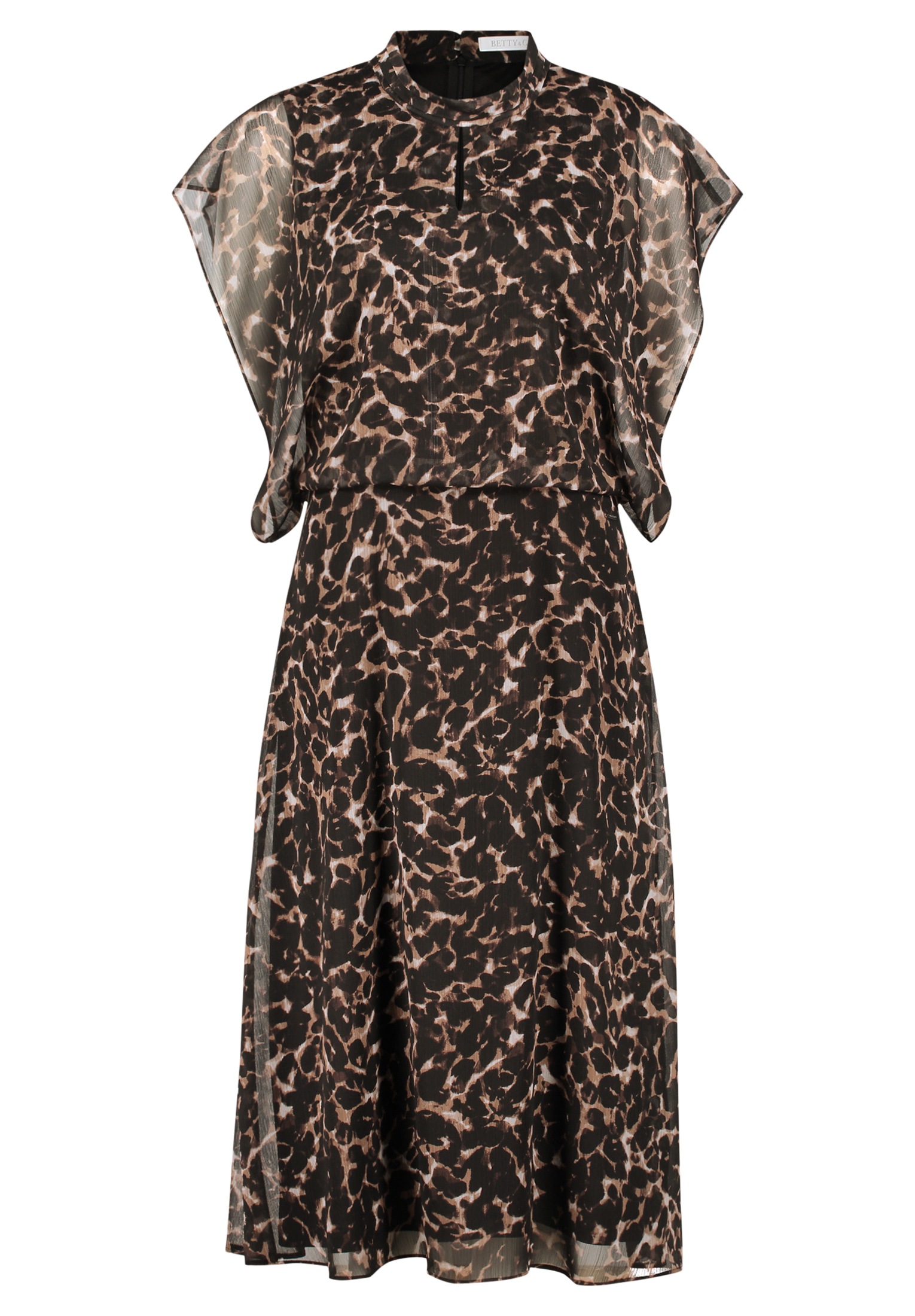 Betty&Co Chiffonkleid "Betty & Co Damen Sommerkleid Chiffonkleid mit Flügel günstig online kaufen