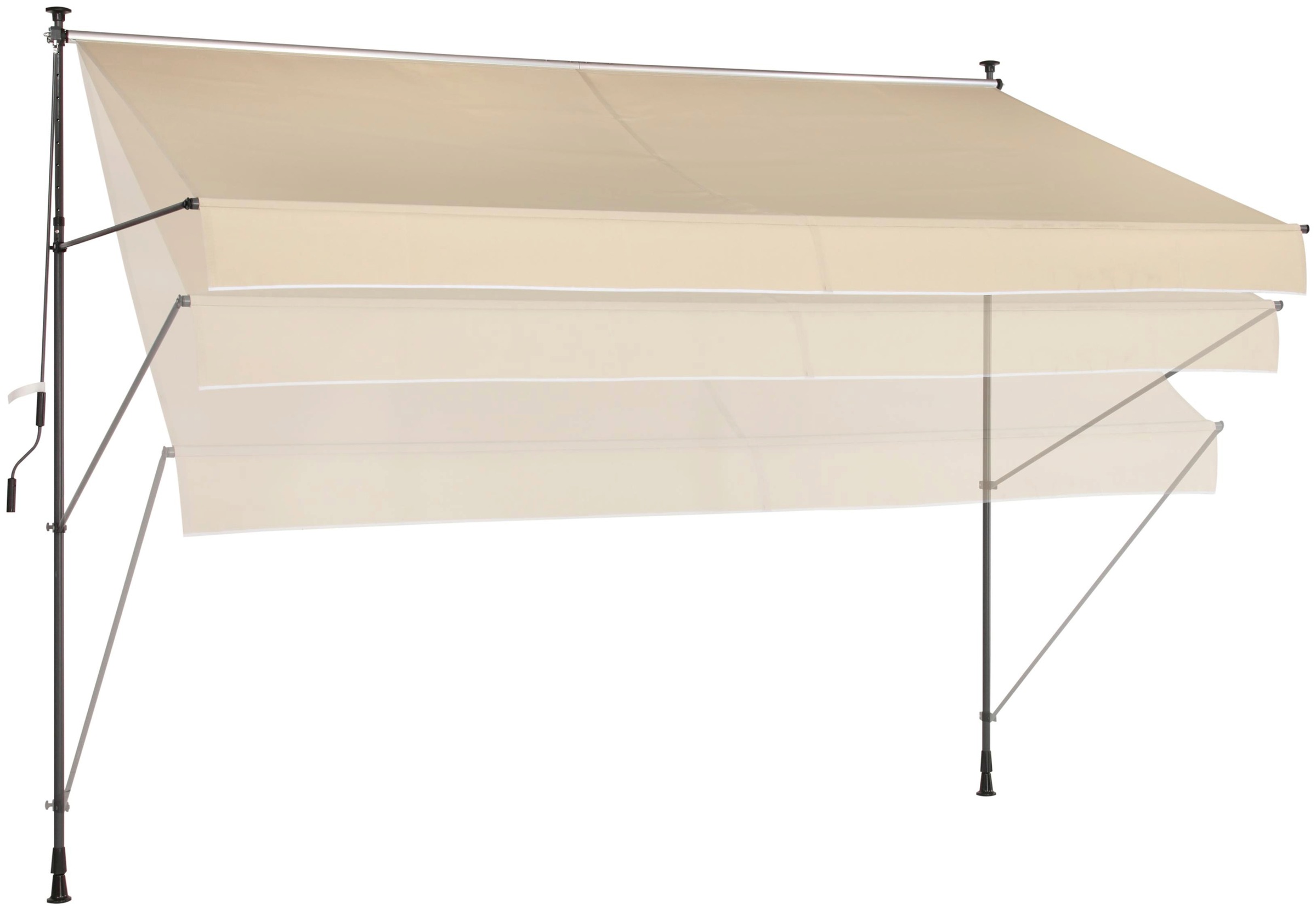 Thumbnail - KONIFERA Klemmmarkise "Nerja" Breite/ Ausfall: 200/120 cm