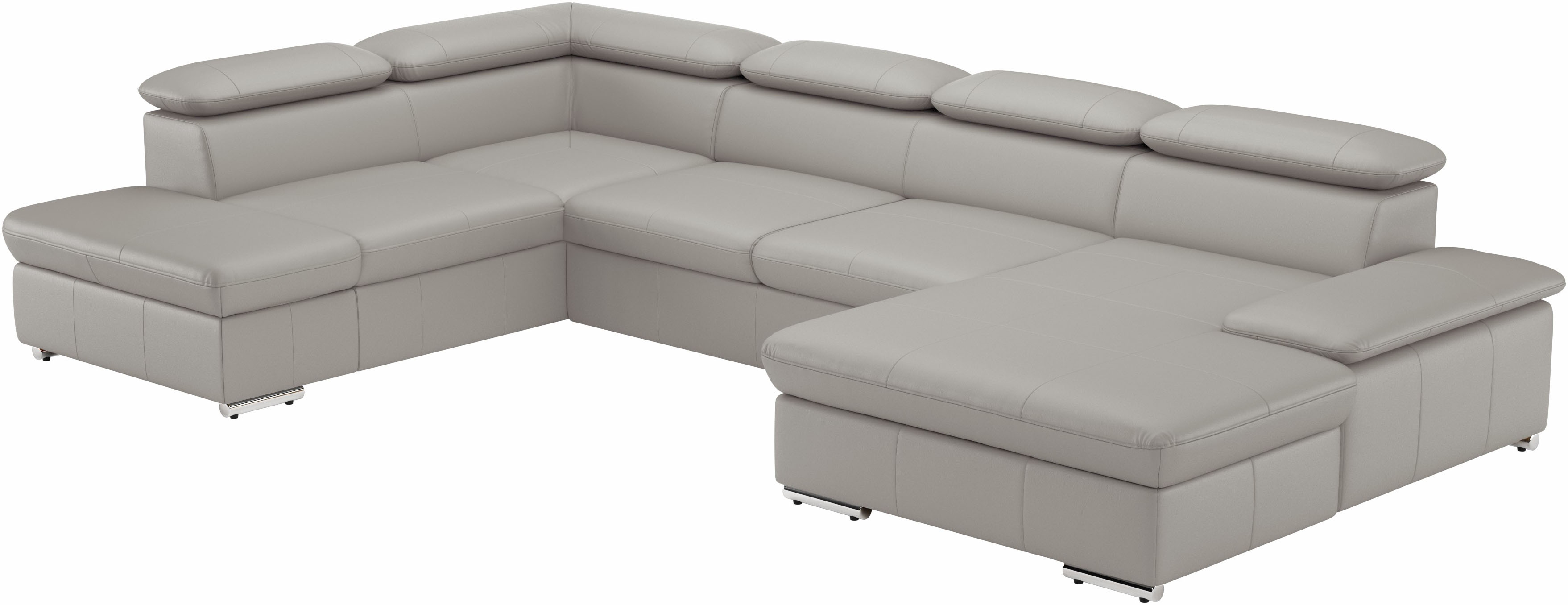 Thumbnail - sit&more Wohnlandschaft "Valantine U-Form, B: 349 cm" mit Arm- & Kopfteilverstellung, optional mit Bettfunktion