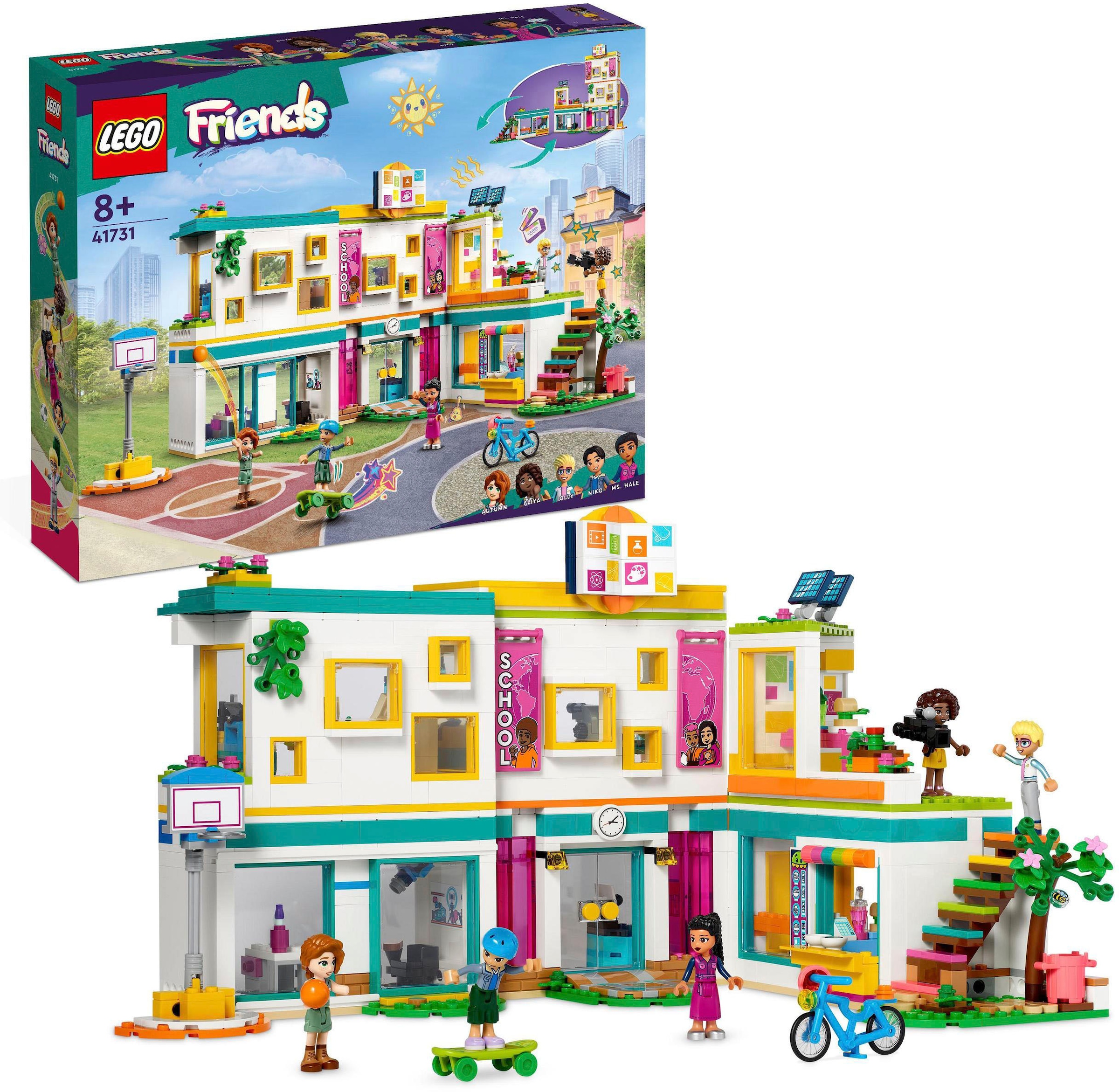 LEGO® Konstruktionsspielsteine »Internationale Schule (41731), LEGO® Friends«, (985 St.), Made in Europe