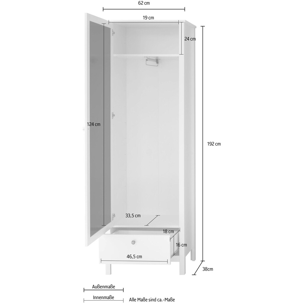 andas Garderobenschrank »Odense«