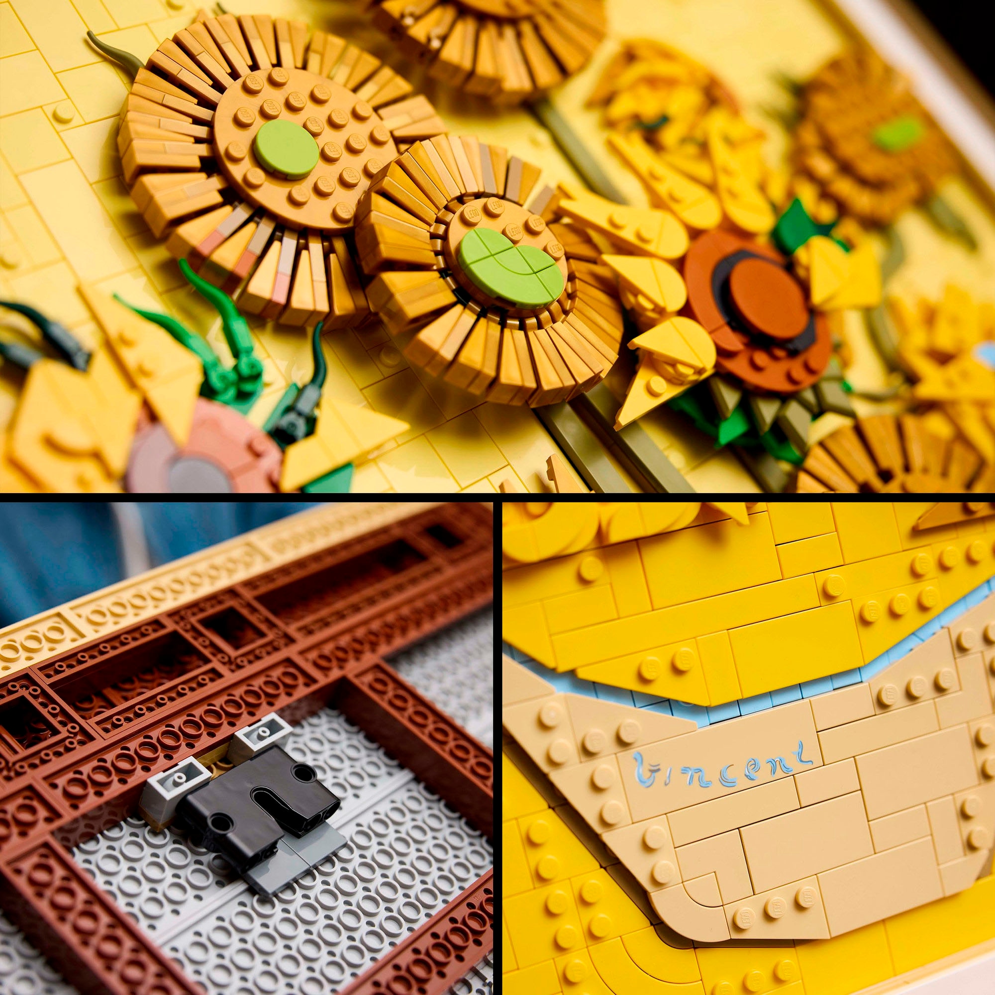 LEGO® Konstruktionsspielsteine »Vincent van Gogh – Sonnenblumen (31215), LEGO ART«, (2615 St.), Made in Europe