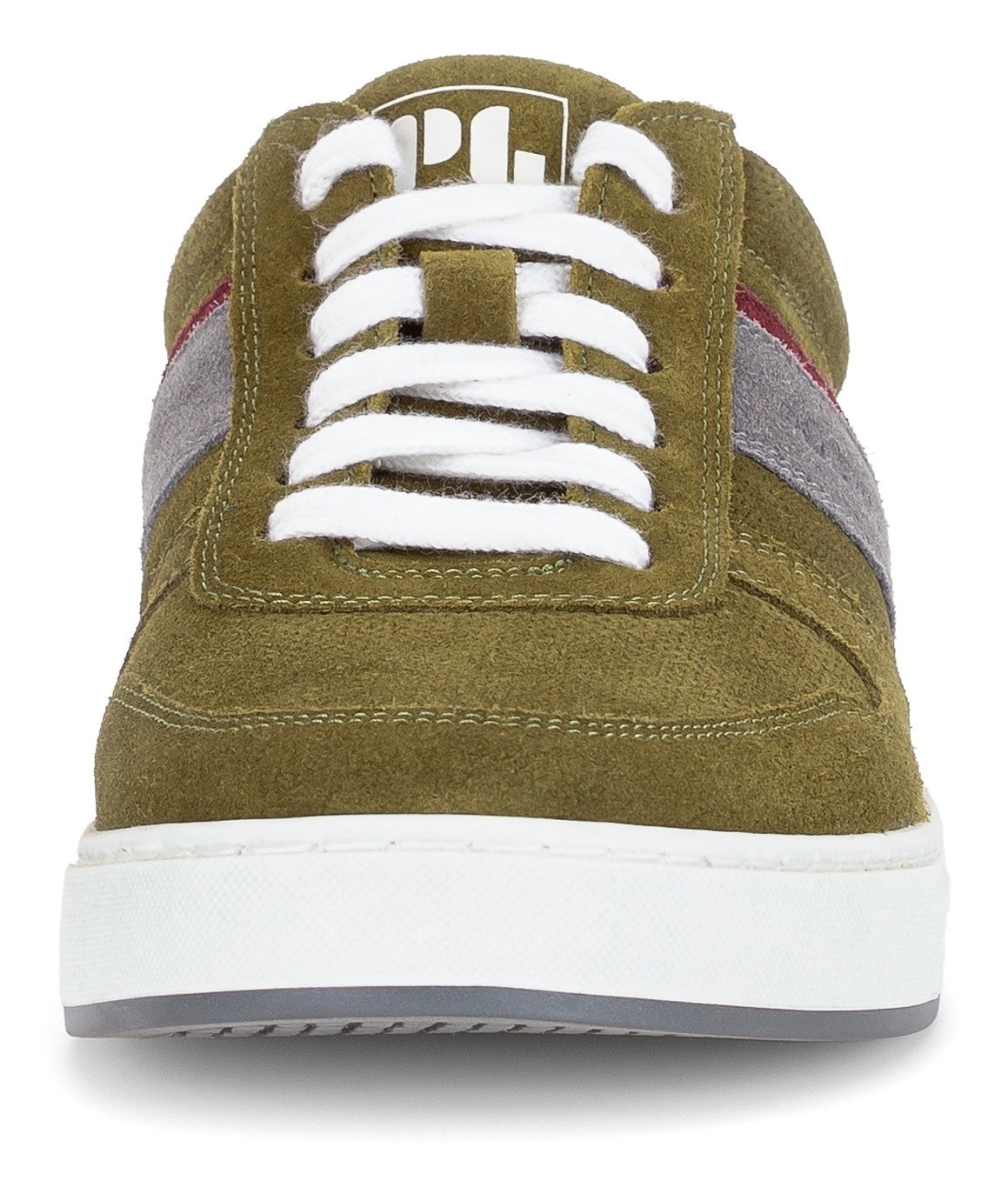 Pius Gabor Sneaker, Freizeitschuh, Halbschuh, Schnürer mit Kontrastbesätze, Weite G