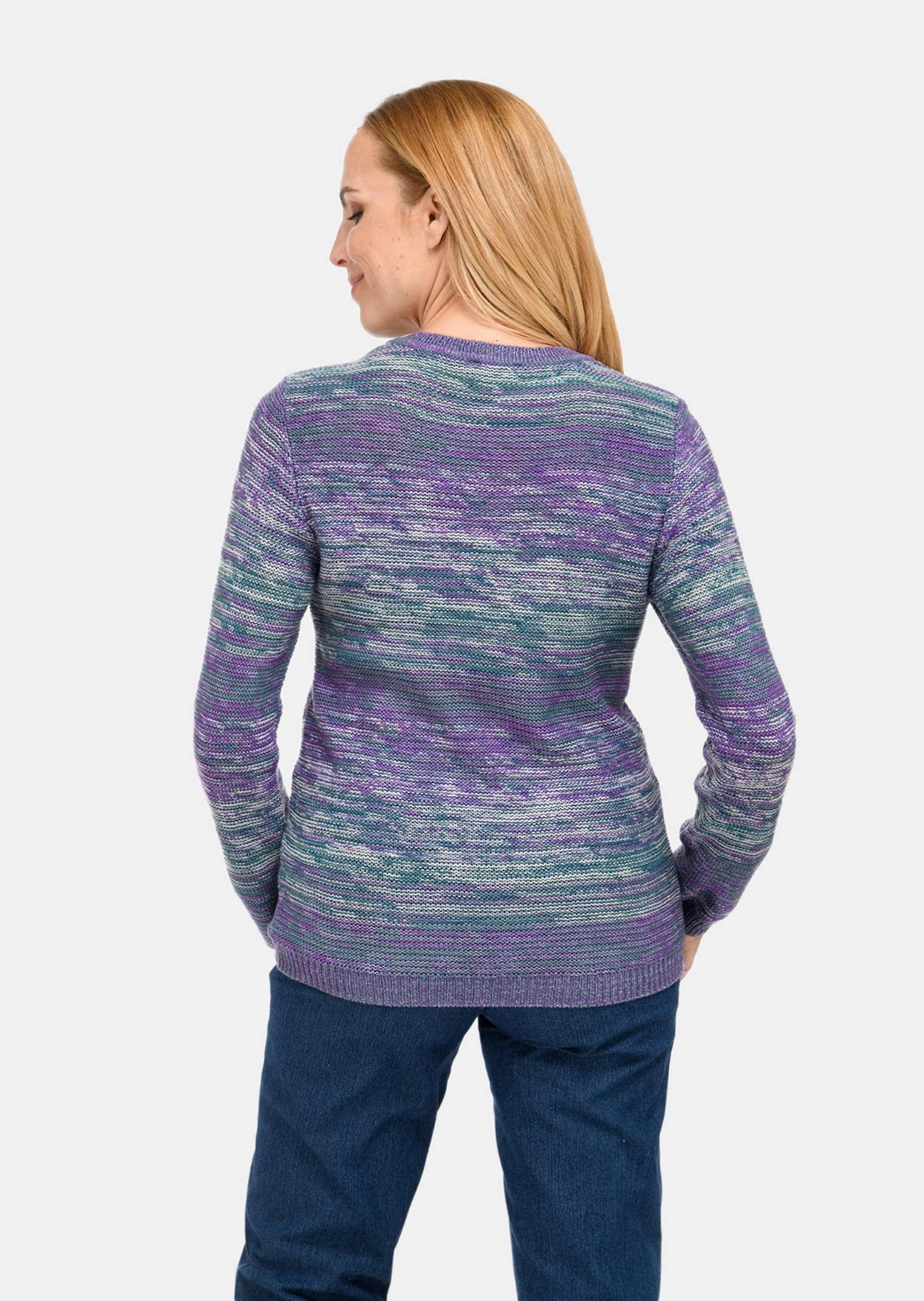 GOLDNER Strickpullover »Multicolor-Pullover Multicolor-Pullover mit erfrischendem Farbverlauf«