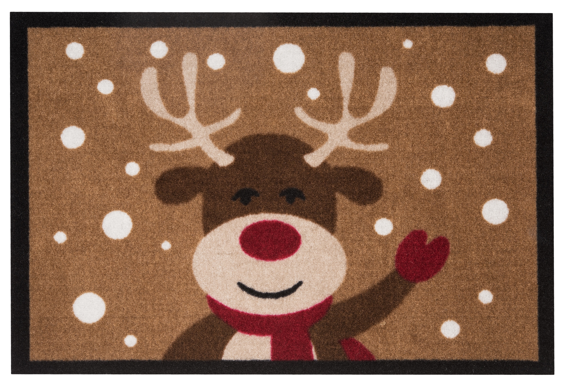 HANSE Home Fußmatte "Reindeer, Türmatte" In- & Outdoor, Rutschfest, Rentier günstig online kaufen
